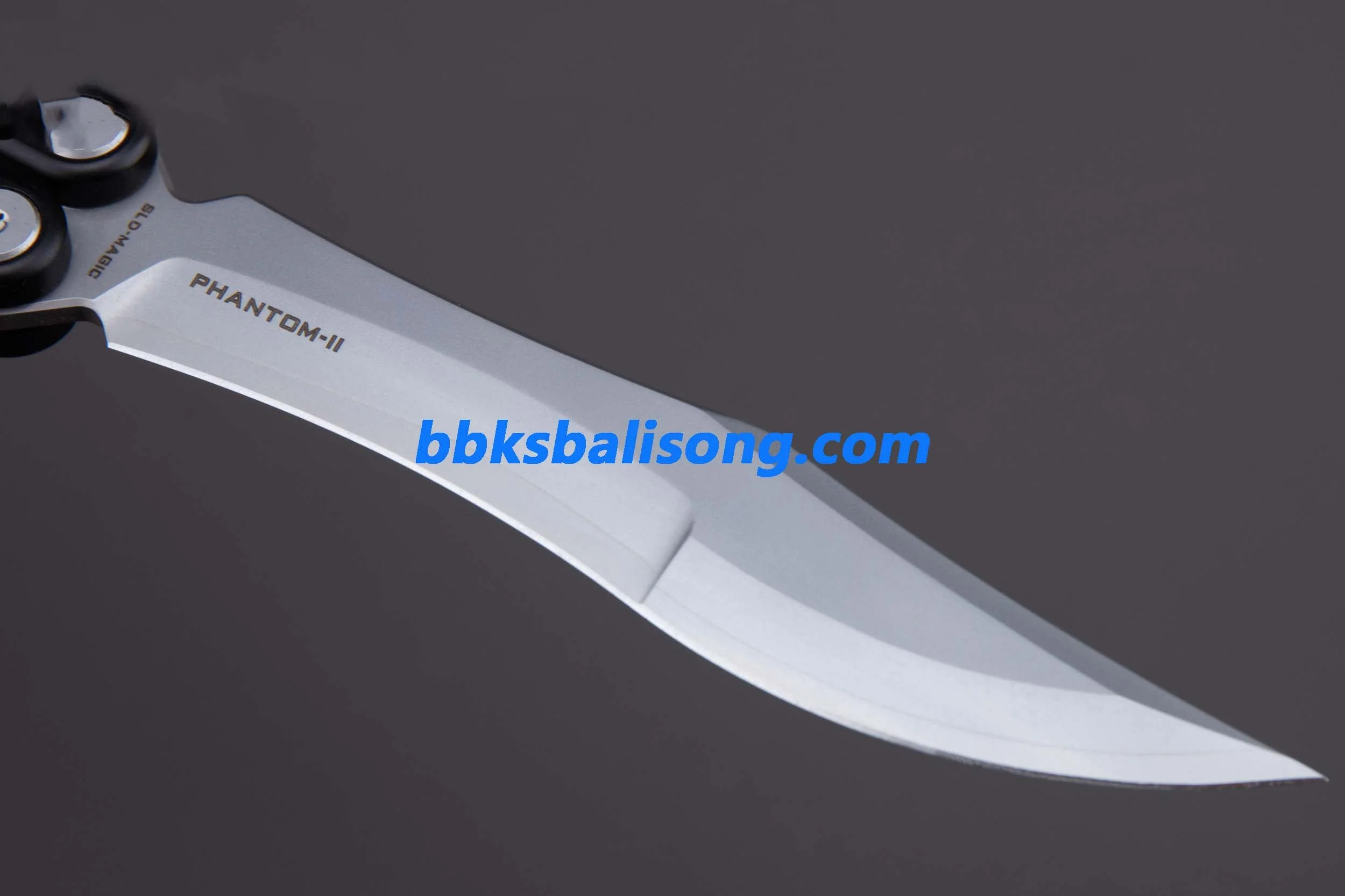 Maxace Phantom II Balisong Trainer 7075 Aluminium/Titanium Handle Bushings System - Image 8