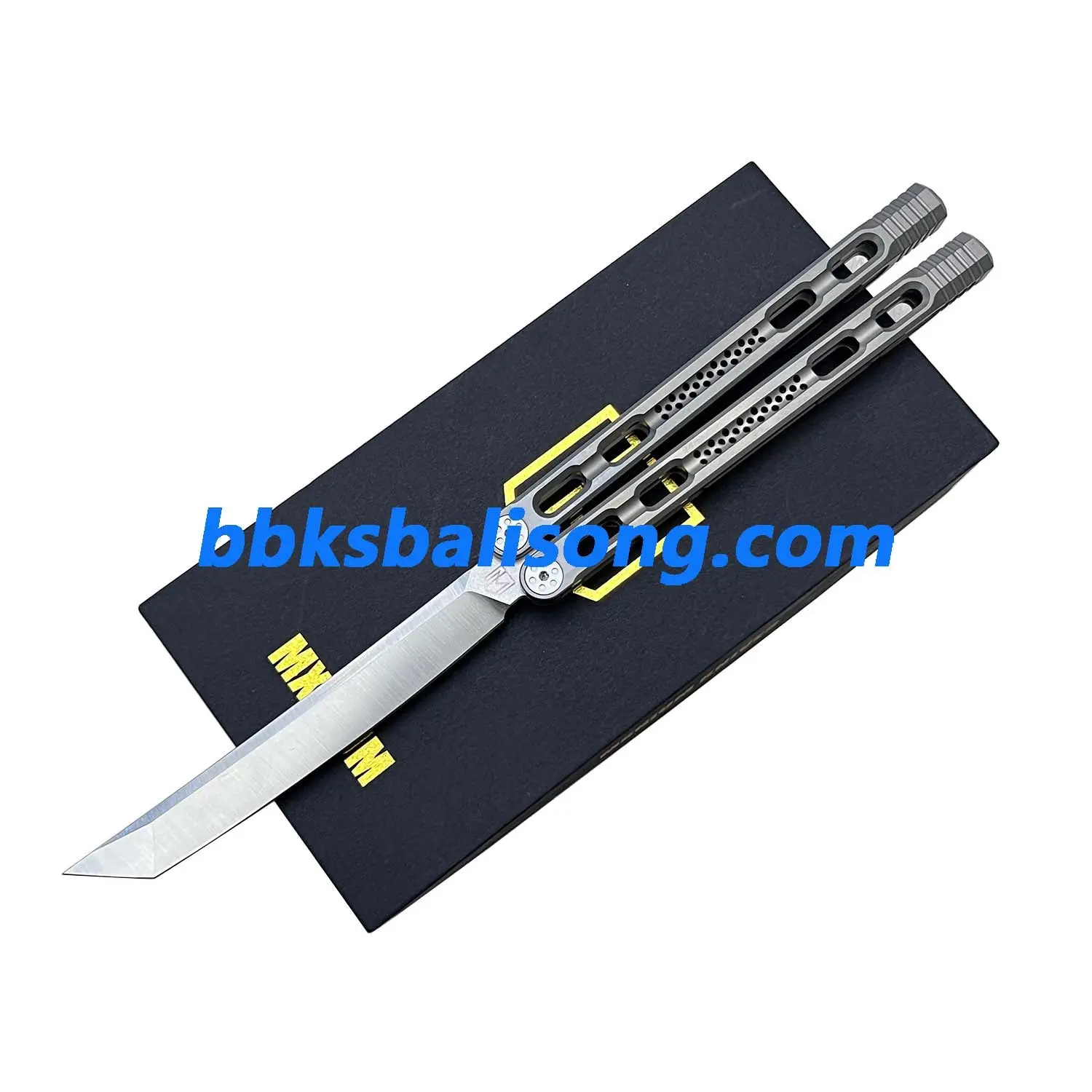 MXNIUM Raid Original Balisong Titanium Handle - Image 8