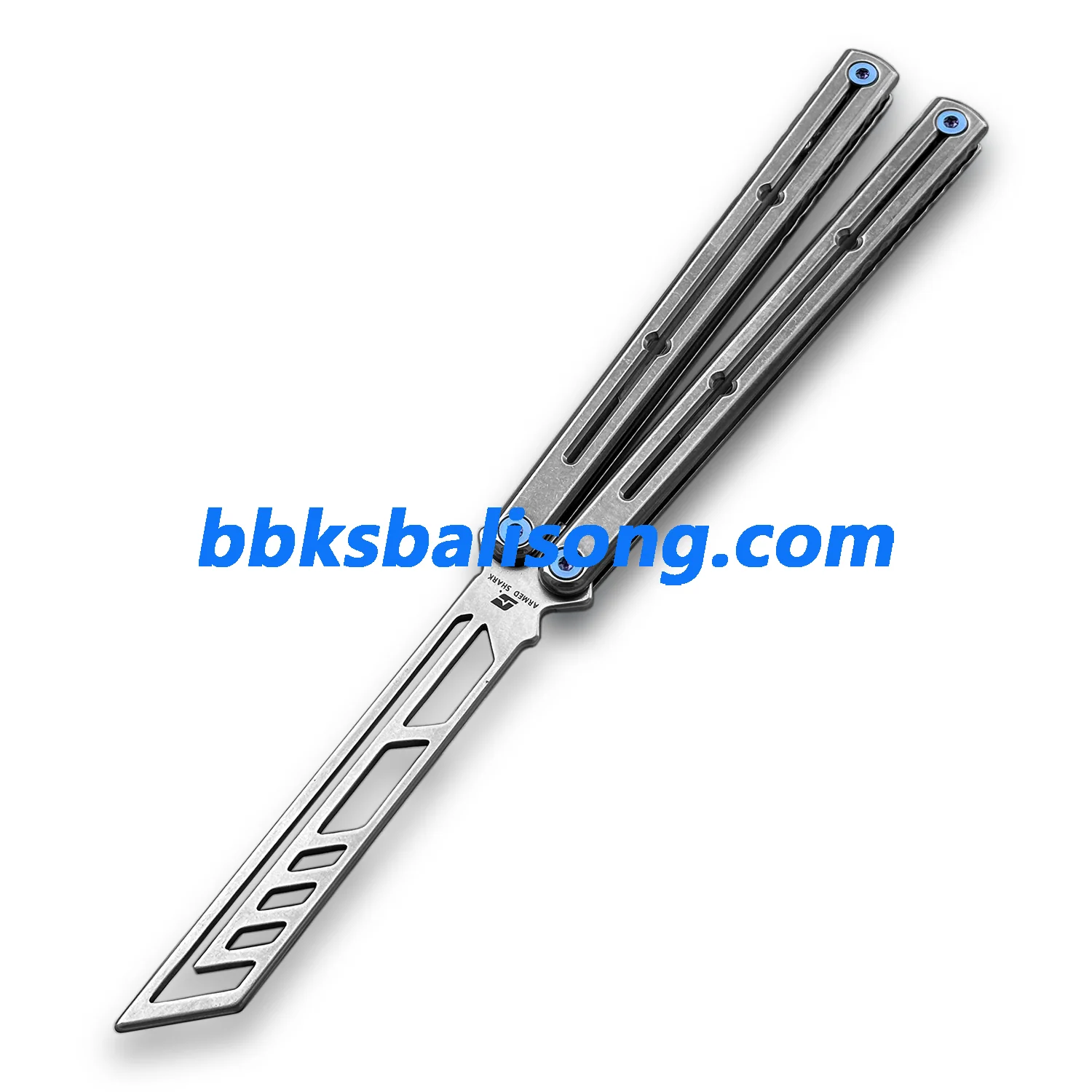 New ARMED SHARK Titanium Sandwich Kraken V3 Balisong Trainer Clone - Image 19