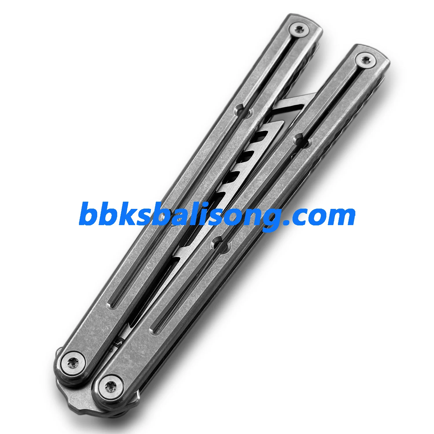 New ARMED SHARK Titanium Sandwich Kraken V3 Balisong Trainer Clone - Image 5