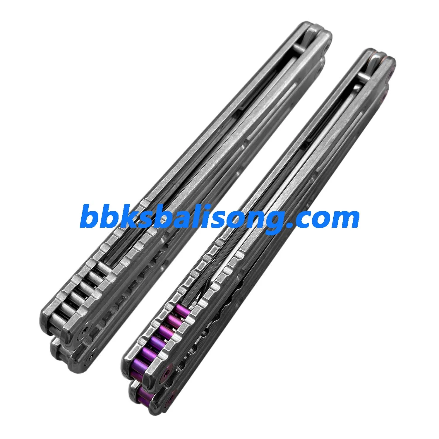 New ARMED SHARK Titanium Sandwich Kraken V3 Balisong Trainer Clone - Image 6