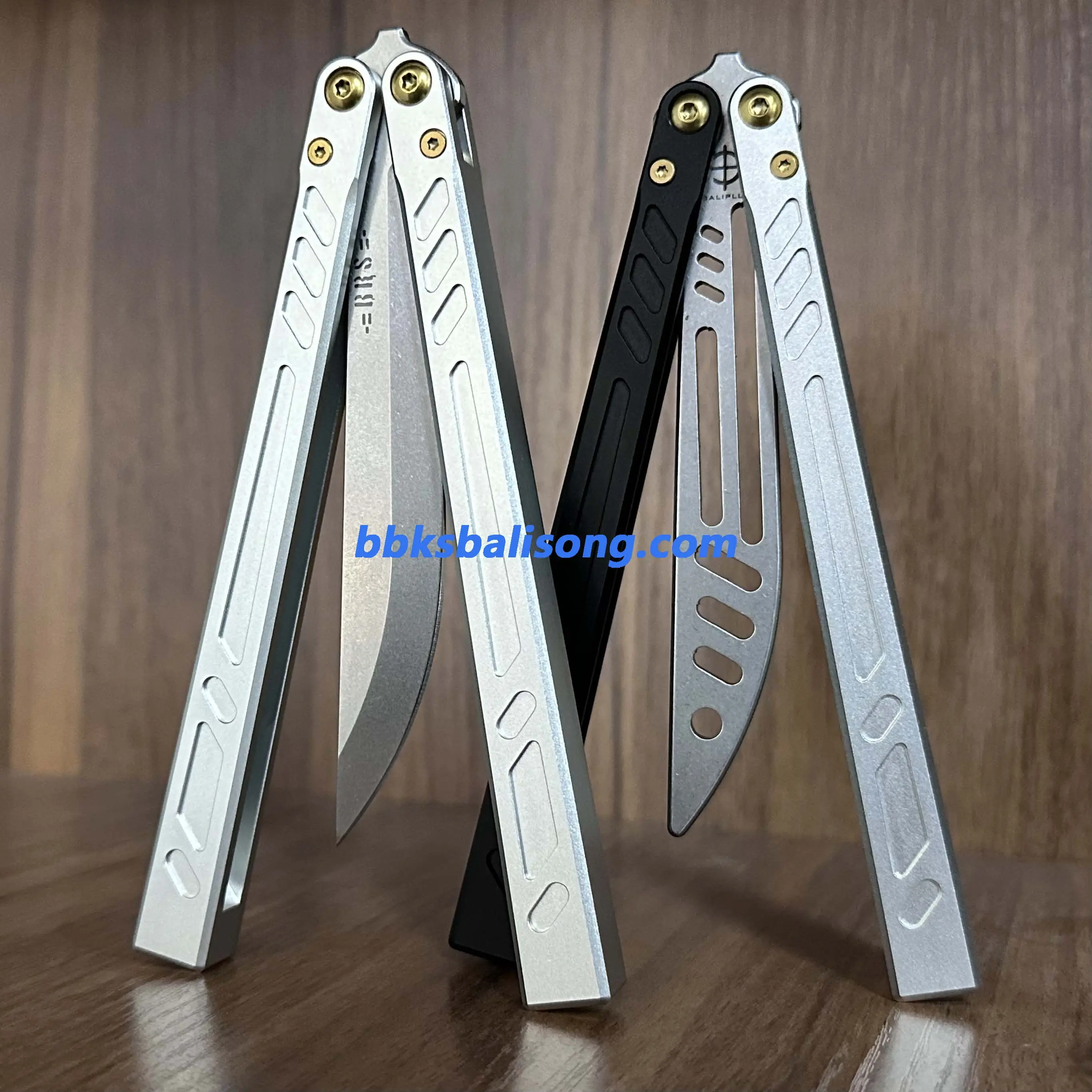 New Baliplus Barebones Balisong Clone 7075 Aluminum Channel Handle - Image 10