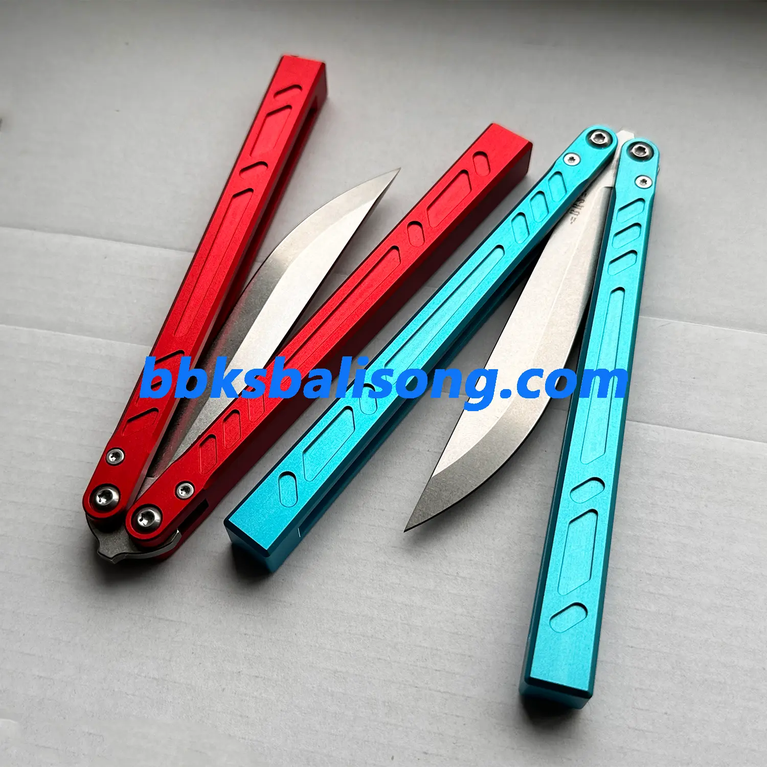 New Baliplus Barebones Balisong Clone 7075 Aluminum Channel Handle - Image 7