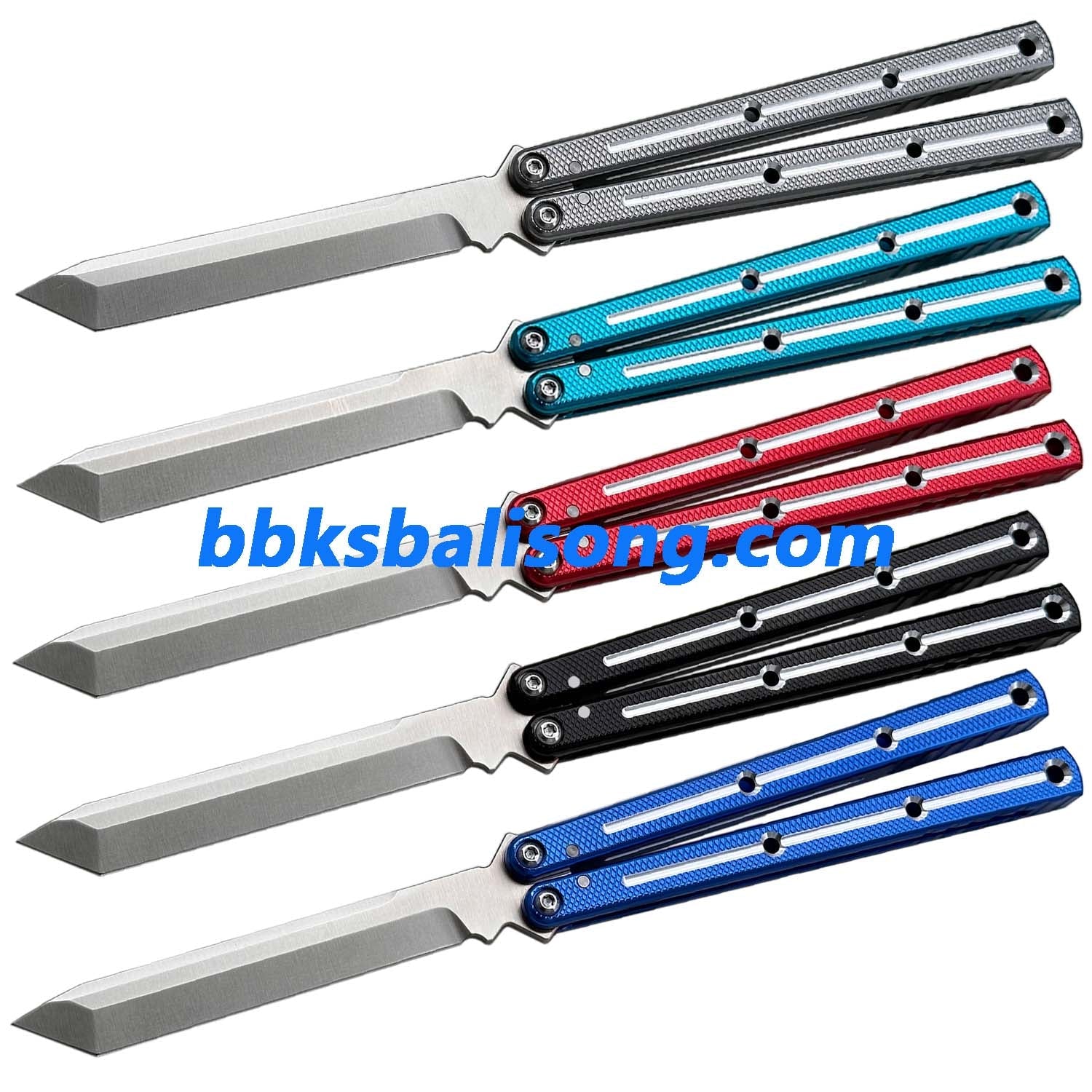 New Baliplus Krake Raken (Kraken) V2.5 Live Blade / False Edge Blade Balisong Clone - Image 13