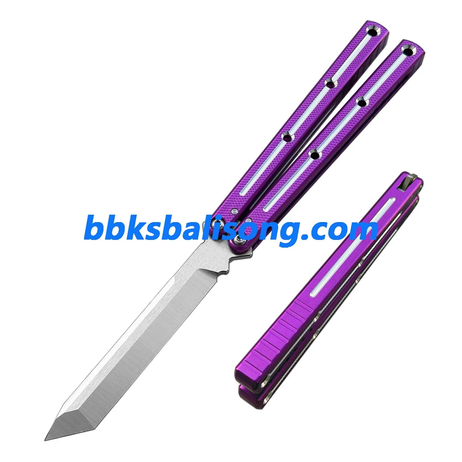 New Baliplus Krake Raken (Kraken) V2.5 Live Blade / False Edge Blade Balisong Clone - Image 38