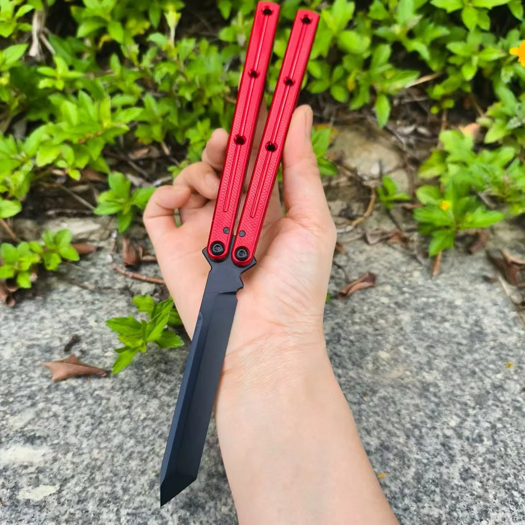 New Baliplus Krake Raken (Kraken) V2.5 Live Blade / False Edge Blade Balisong Clone - Image 44
