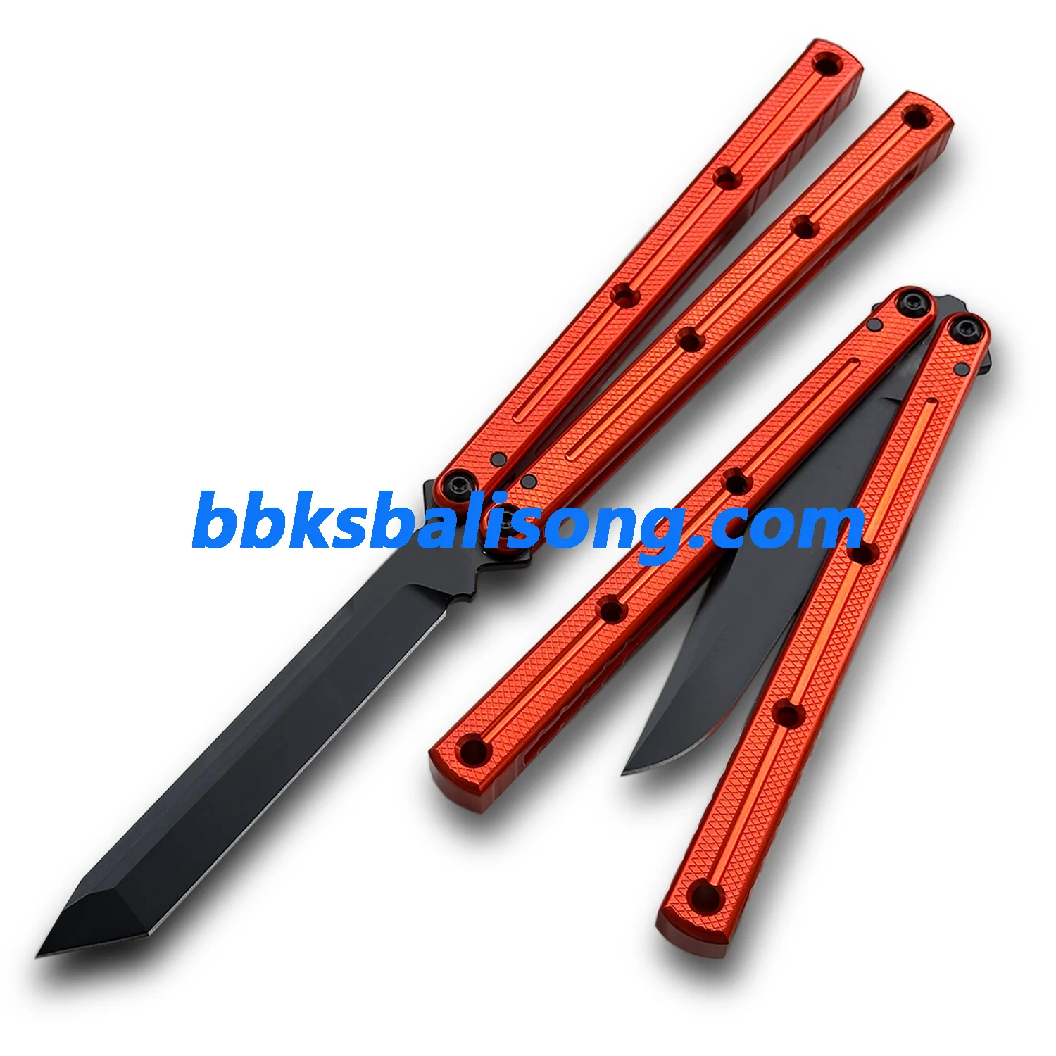 New Baliplus Kraken V2.5 Live Balisong Clone 7075 Glossy Handle - Image 10