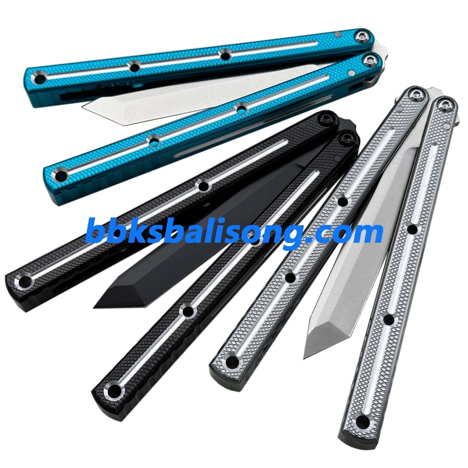 New Baliplus Kraken V2.5 Live Balisong Clone 7075 Glossy Handle - Image 12