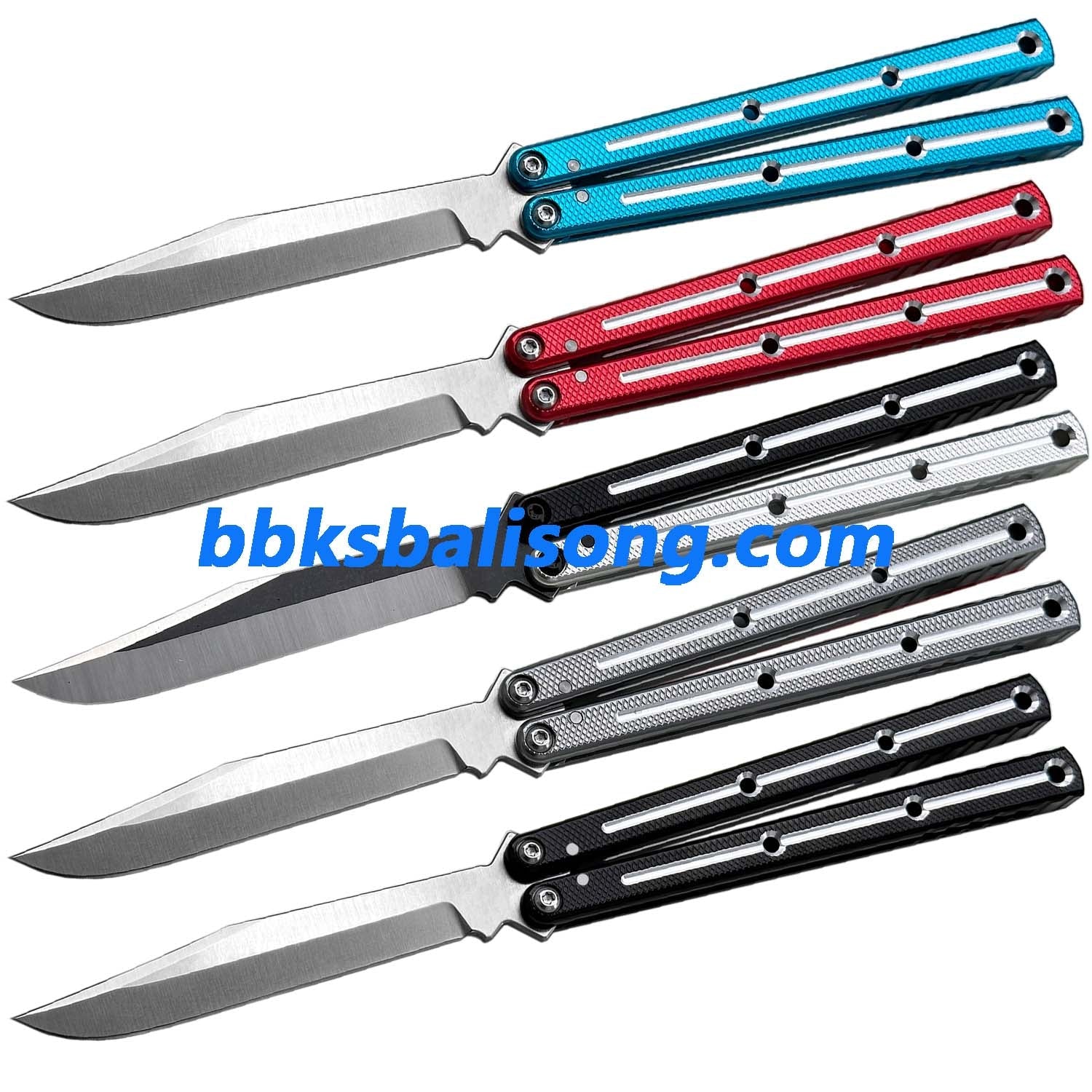 New Baliplus Kraken V2.5 Live Balisong Clone 7075 Glossy Handle - Image 14