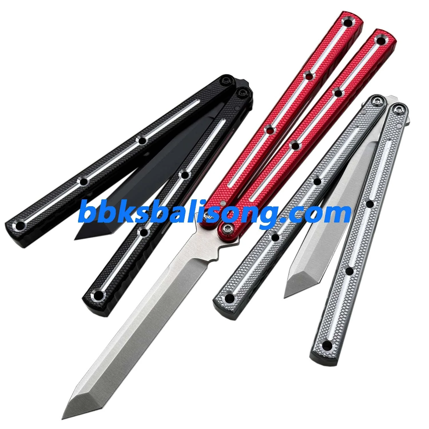 New Baliplus Kraken V2.5 Live Balisong Clone 7075 Glossy Handle - Image 17