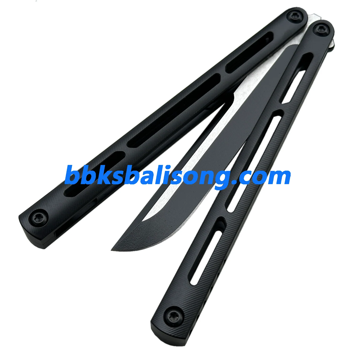 New Baliplus Tsunami V4 Balisong Clone Titanium Handle Bushings System - Image 10