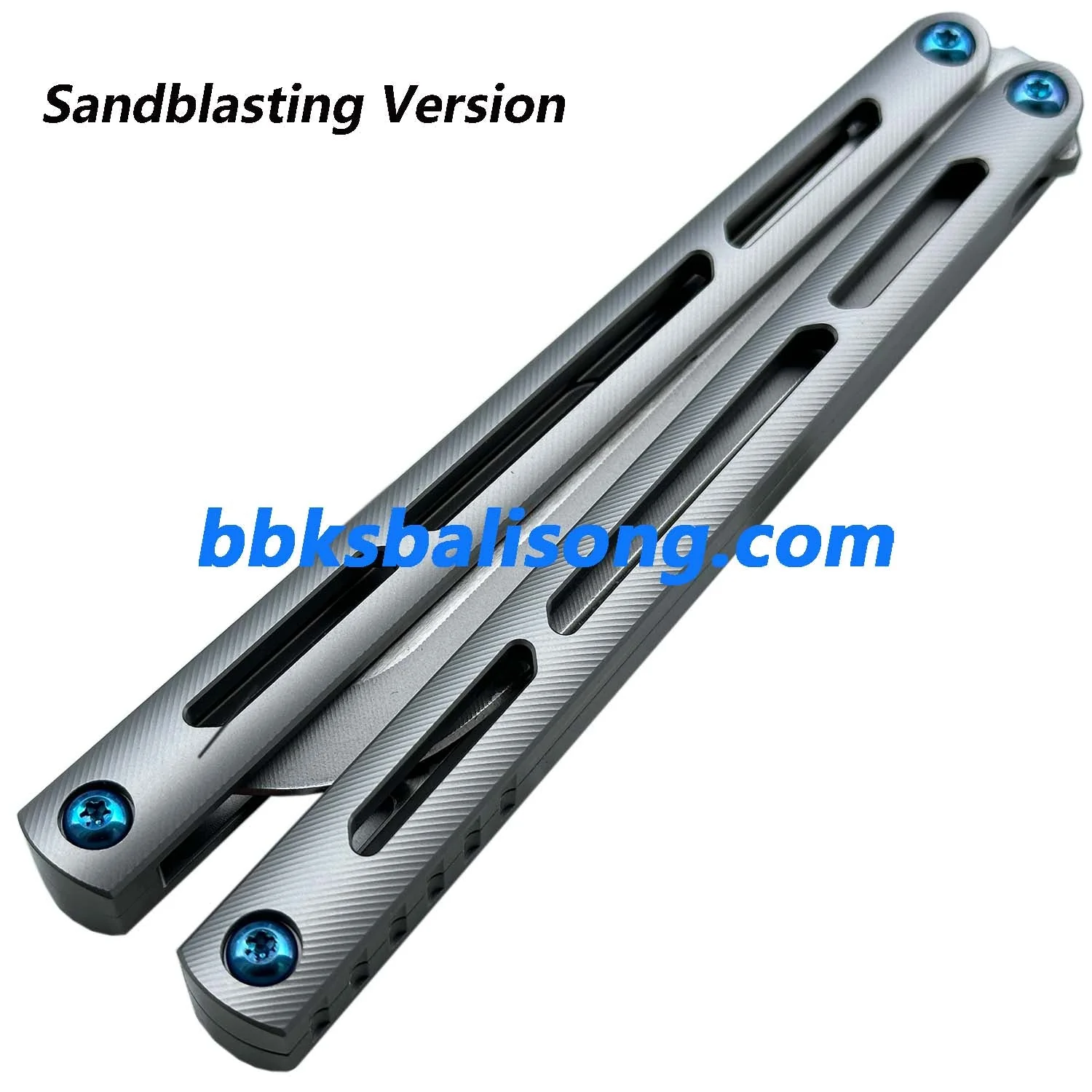 New Baliplus Tsunami V4 Balisong Clone Titanium Handle Bushings System - Image 19