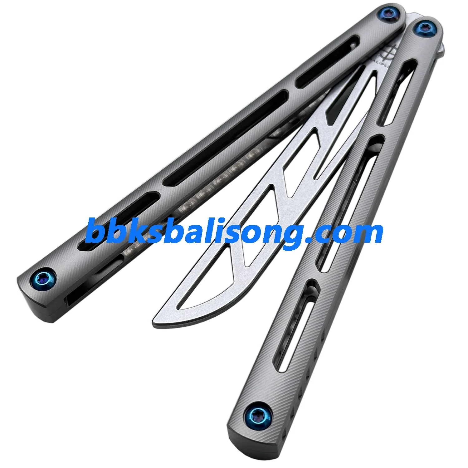 New Baliplus Tsunami V4 Balisong Clone Titanium Handle Bushings System - Image 24