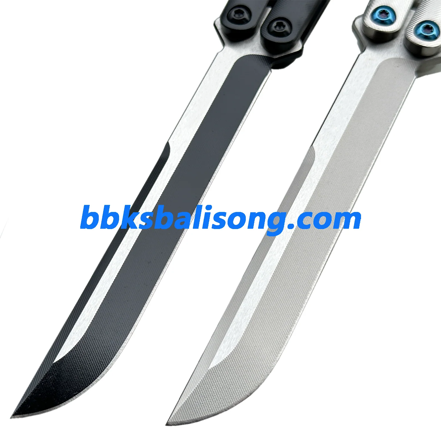New Baliplus Tsunami V4 Balisong Clone Titanium Handle Bushings System - Image 3