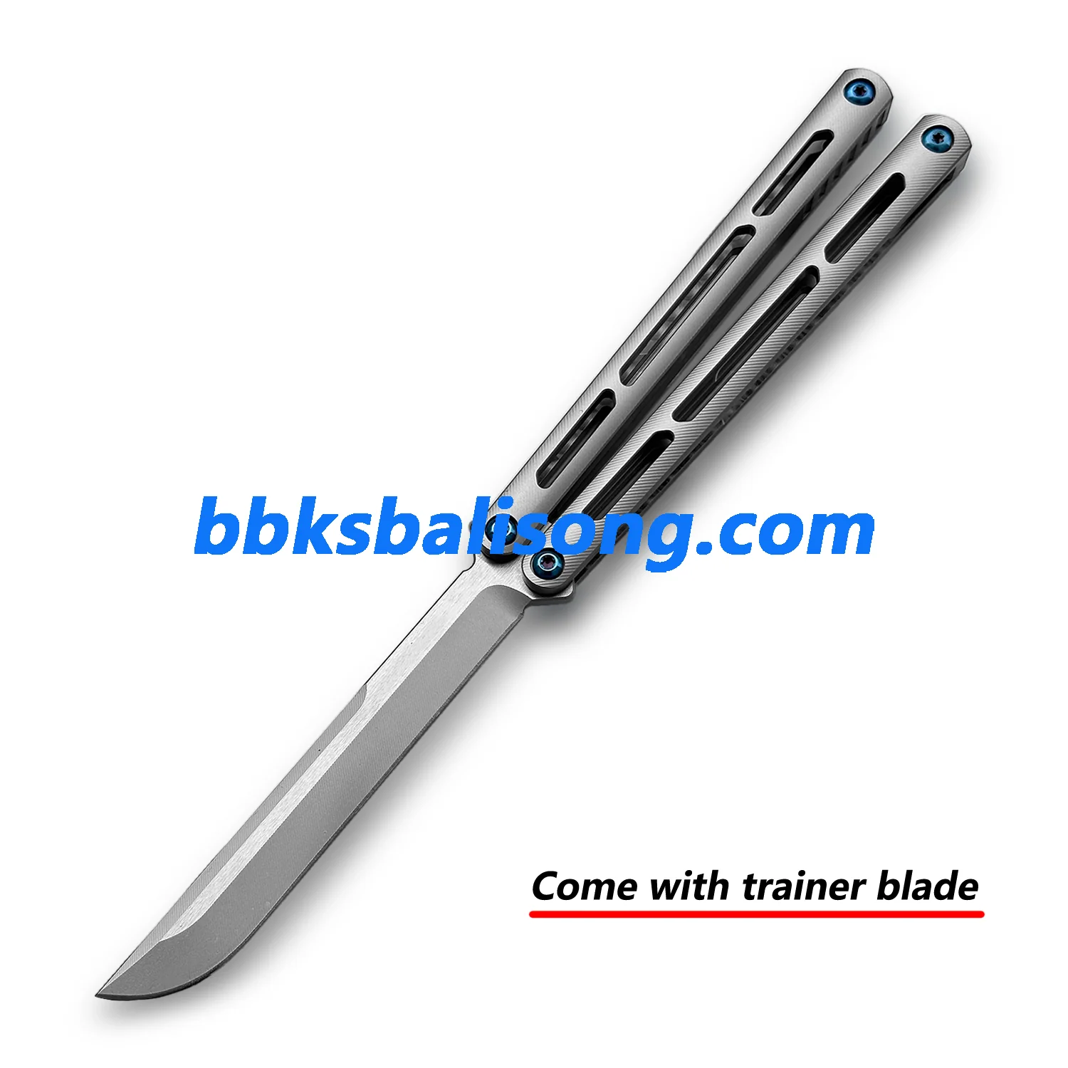 New Baliplus Tsunami V4 Balisong Clone Titanium Handle Bushings System - Image 42
