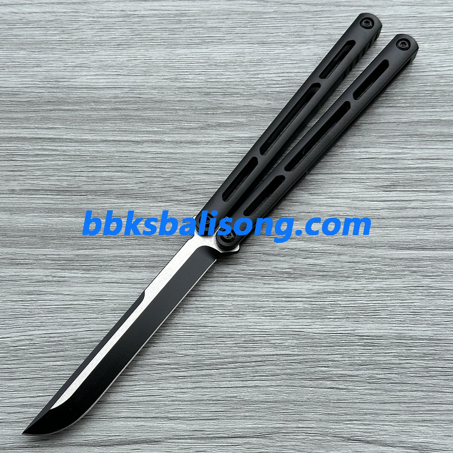New Baliplus Tsunami V4 Balisong Clone Titanium Handle Bushings System - Image 8