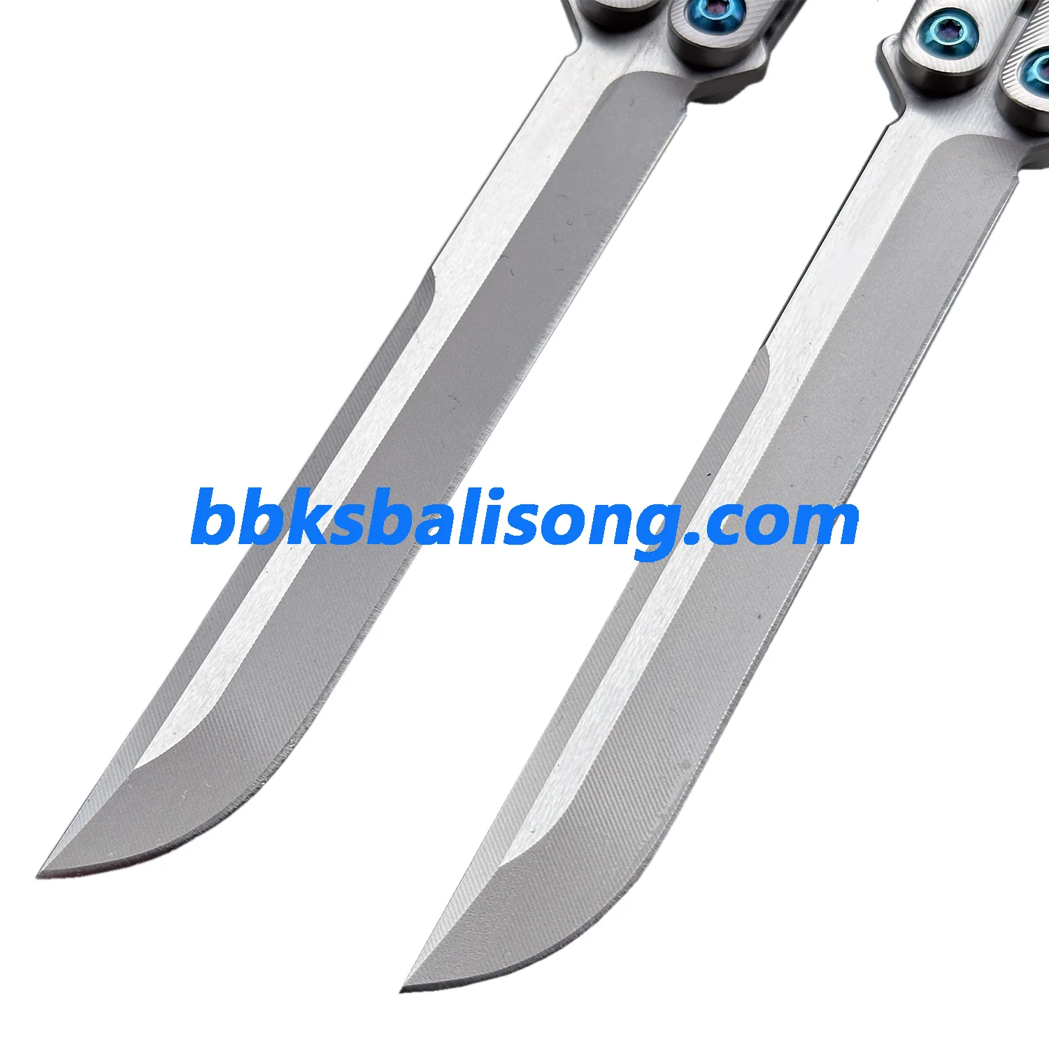 New Baliplus Tsunami V4 Balisong Clone Titanium Handle Bushings System - Image 9