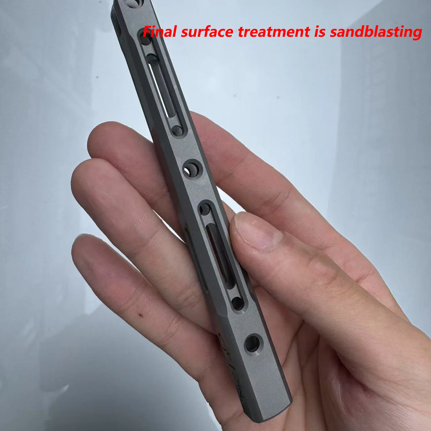 ZunMade New Monarch V1 Balisong Clone Titanium Handle Bushings System - Image 12