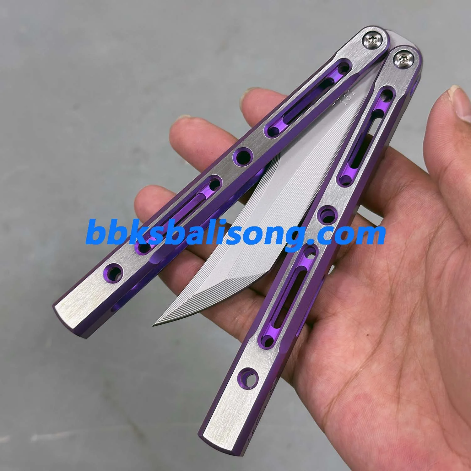 ZunMade New Monarch V1 Balisong Clone Titanium Handle Bushings System - Image 20