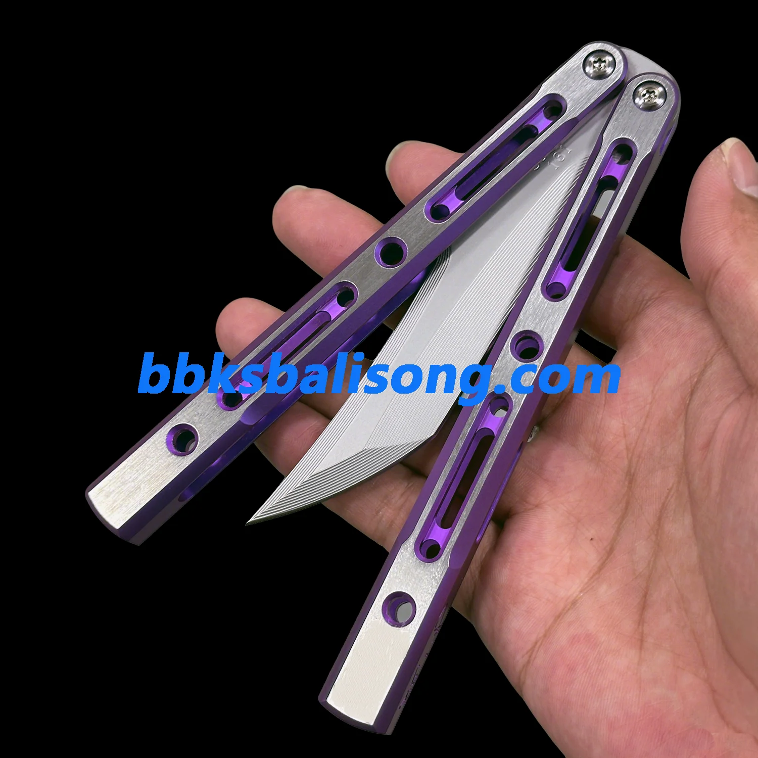 ZunMade New Monarch V1 Balisong Clone Titanium Handle Bushings System - Image 23