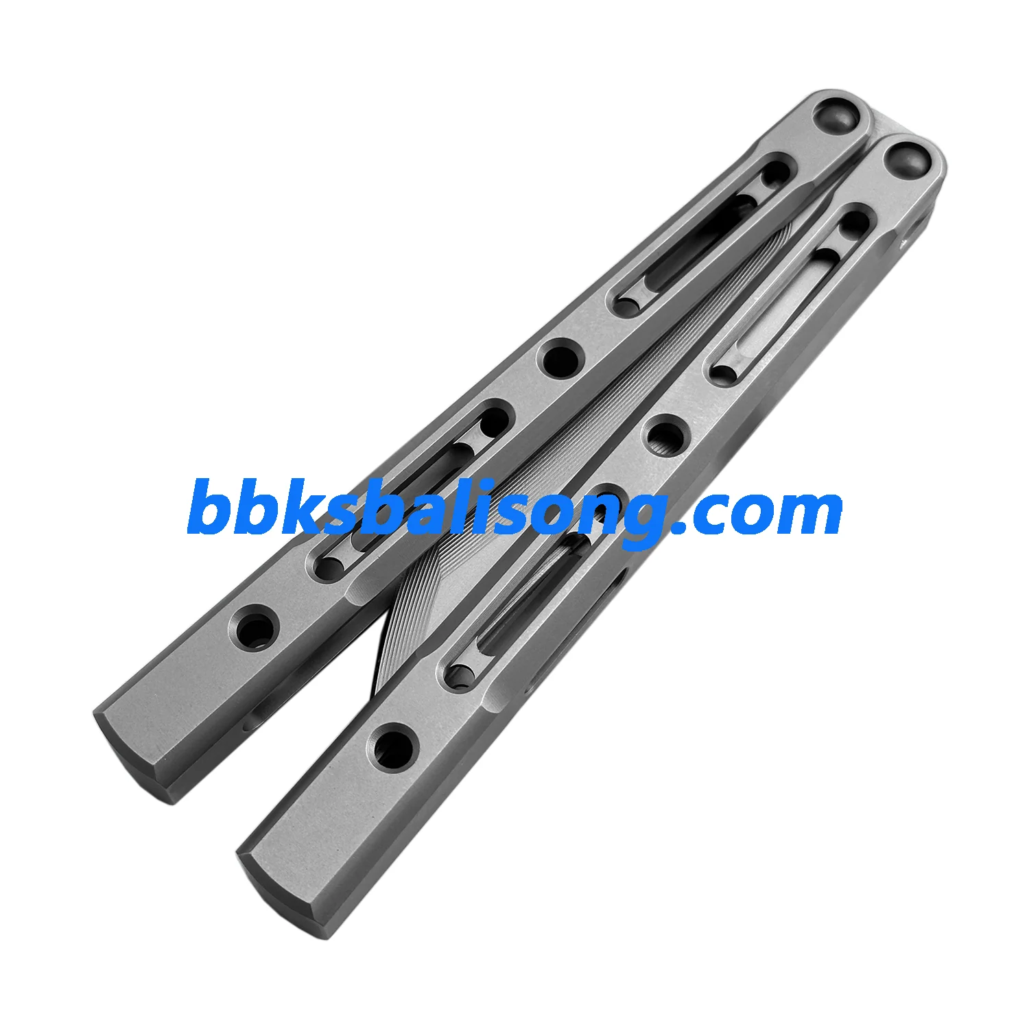 ZunMade New Monarch V1 Balisong Clone Titanium Handle Bushings System - Image 4