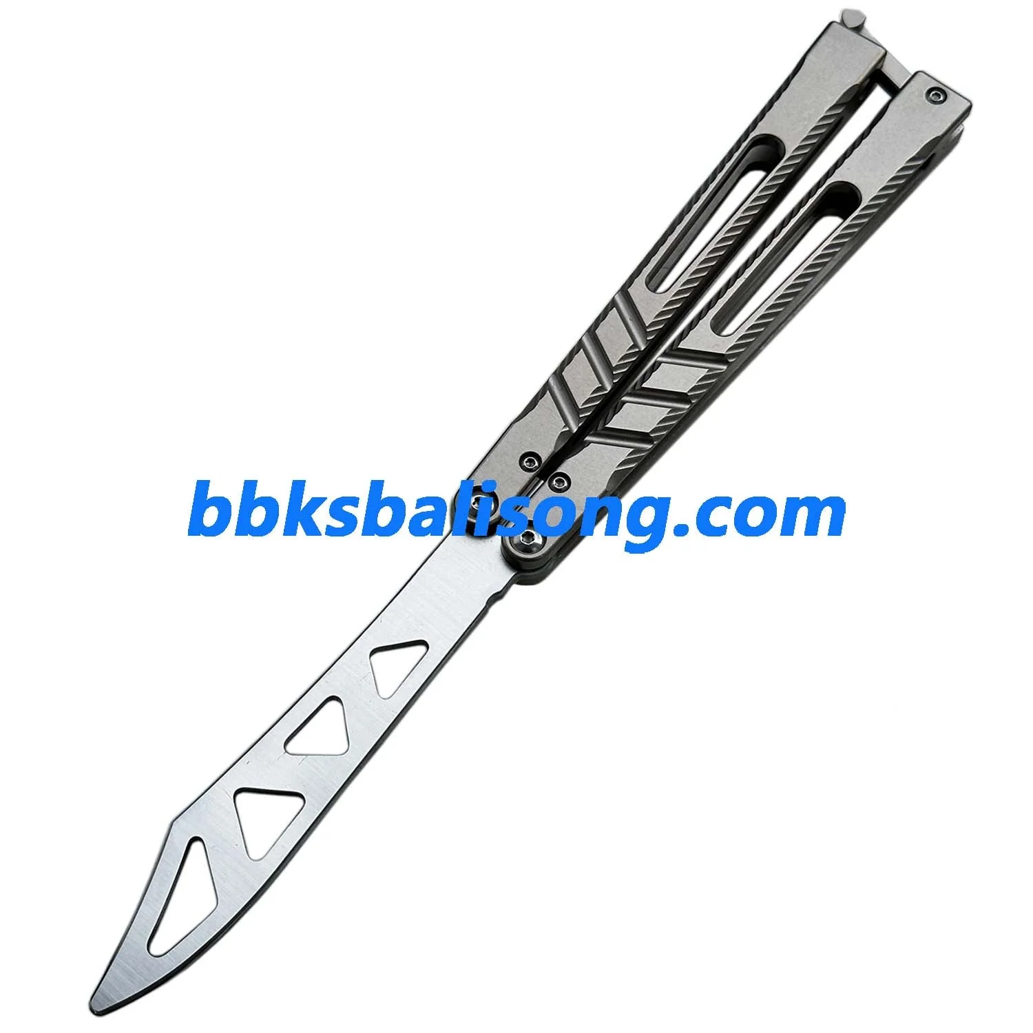New Theone Channel Alpha Beast (CHAB) V2 Balisong Clone Titanium Handle - Image 11
