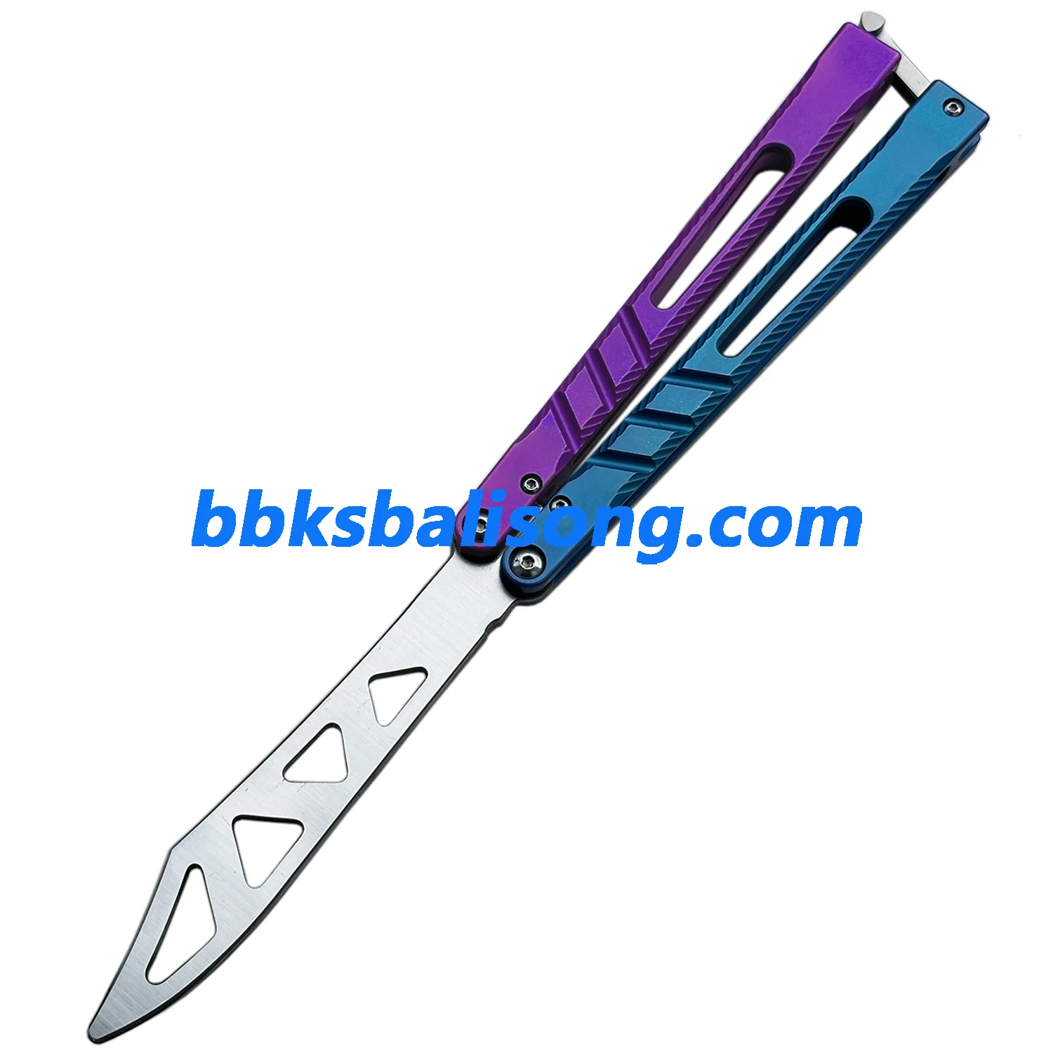 New Theone Channel Alpha Beast (CHAB) V2 Balisong Clone Titanium Handle - Image 16