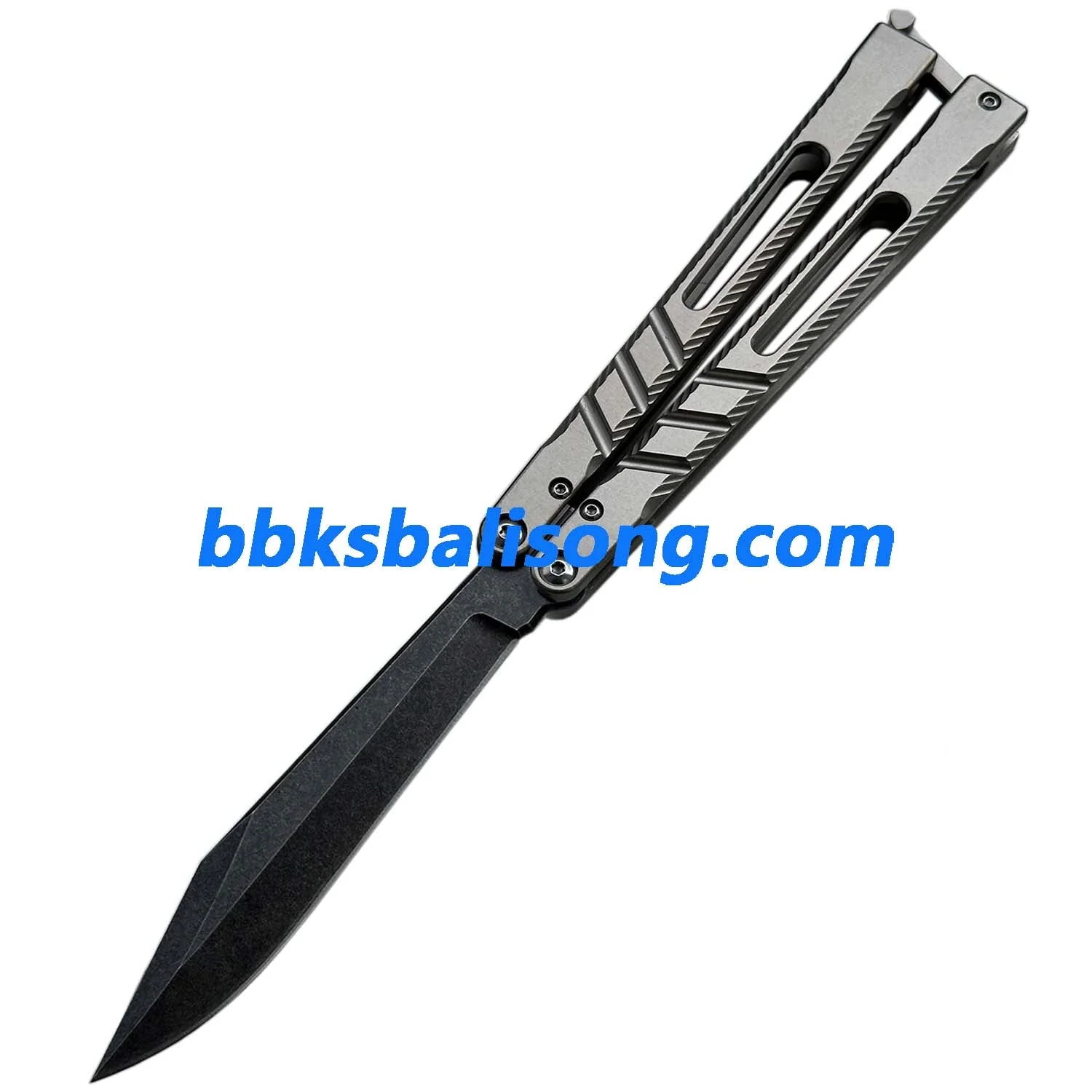 New Theone Channel Alpha Beast (CHAB) V2 Balisong Clone Titanium Handle - Image 17