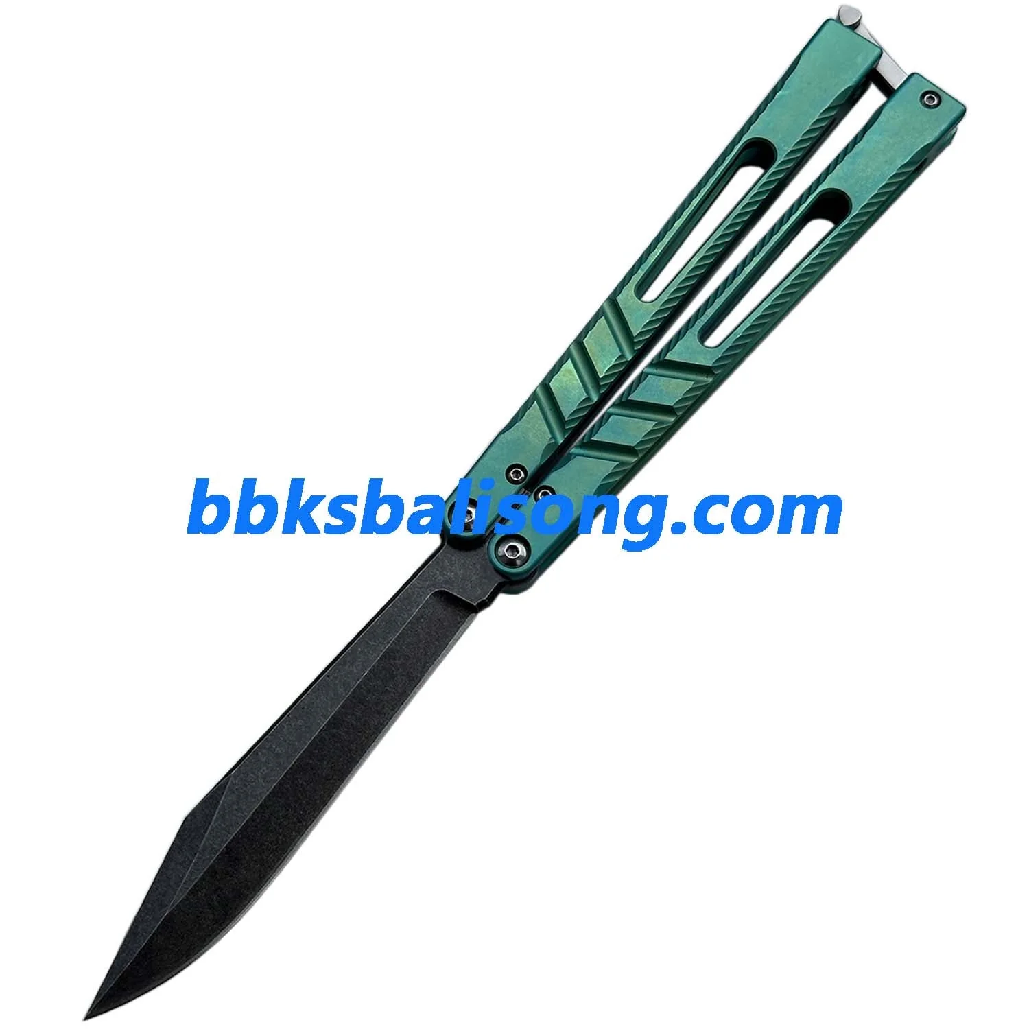New Theone Channel Alpha Beast (CHAB) V2 Balisong Clone Titanium Handle - Image 21