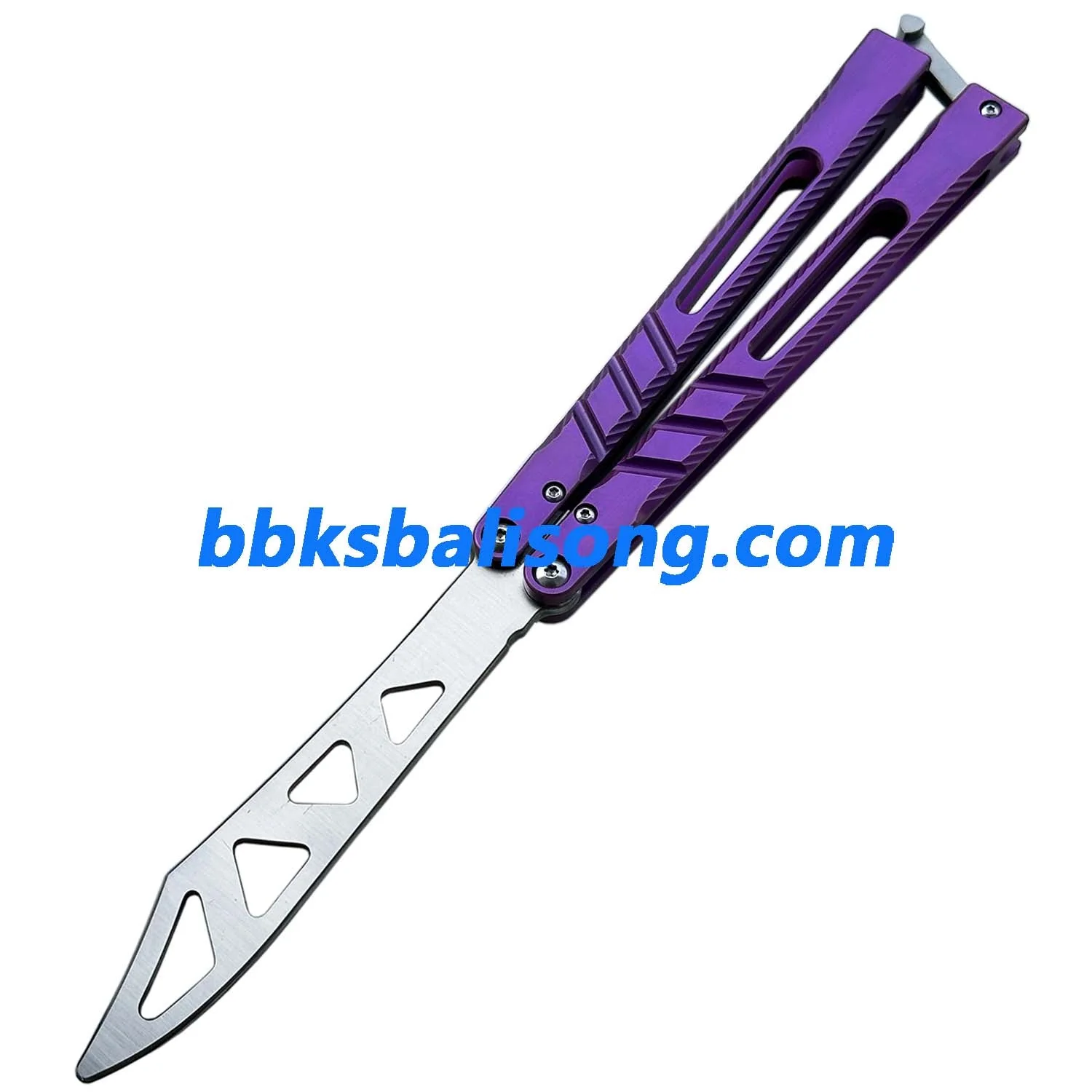 New Theone Channel Alpha Beast (CHAB) V2 Balisong Clone Titanium Handle - Image 29