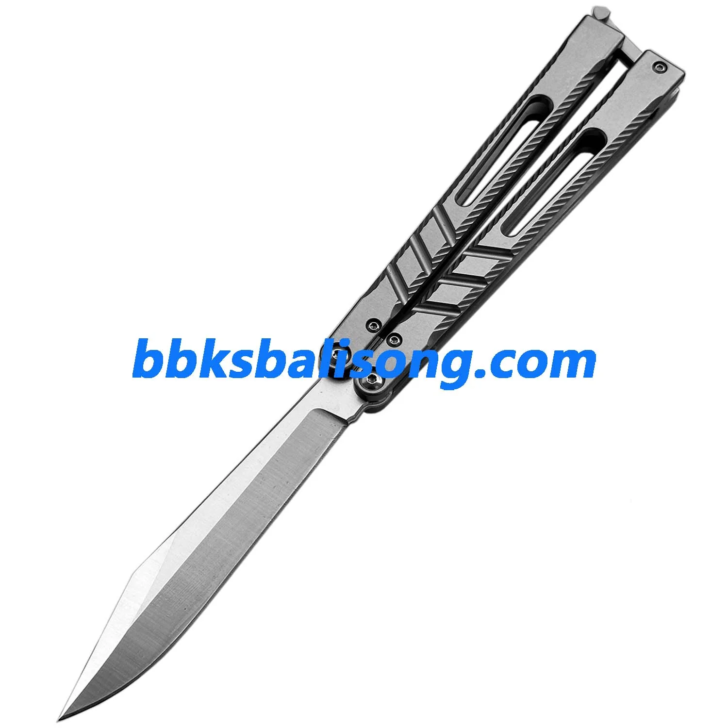 New Theone Channel Alpha Beast (CHAB) V2 Balisong Clone Titanium Handle - Image 32