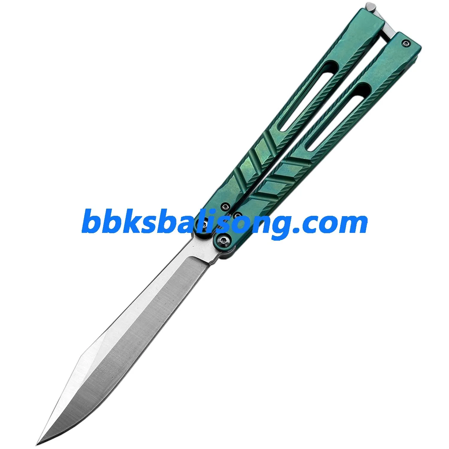 New Theone Channel Alpha Beast (CHAB) V2 Balisong Clone Titanium Handle - Image 34