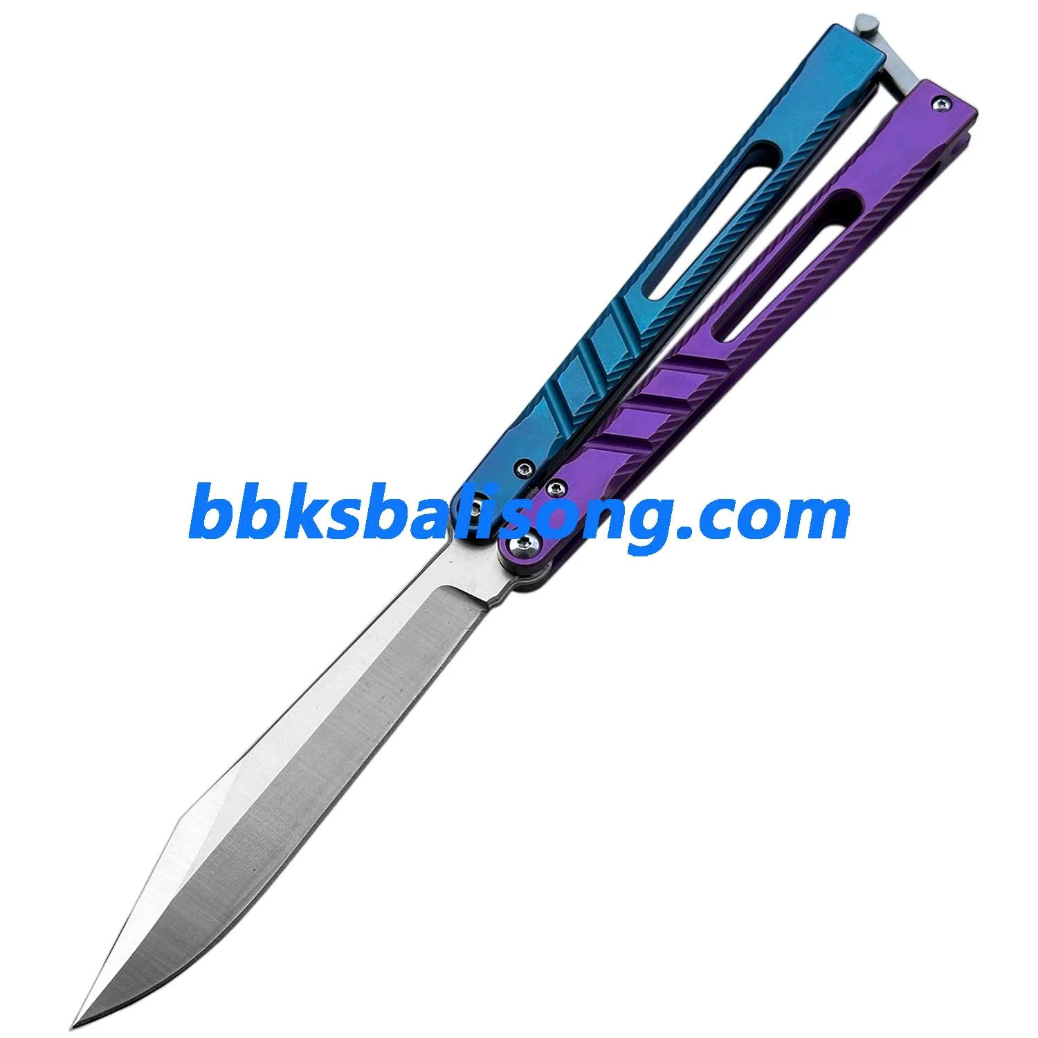 New Theone Channel Alpha Beast (CHAB) V2 Balisong Clone Titanium Handle - Image 36
