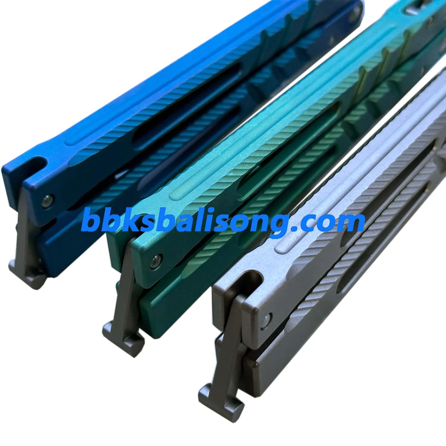 New Theone Channel Alpha Beast (CHAB) V2 Balisong Clone Titanium Handle - Image 7