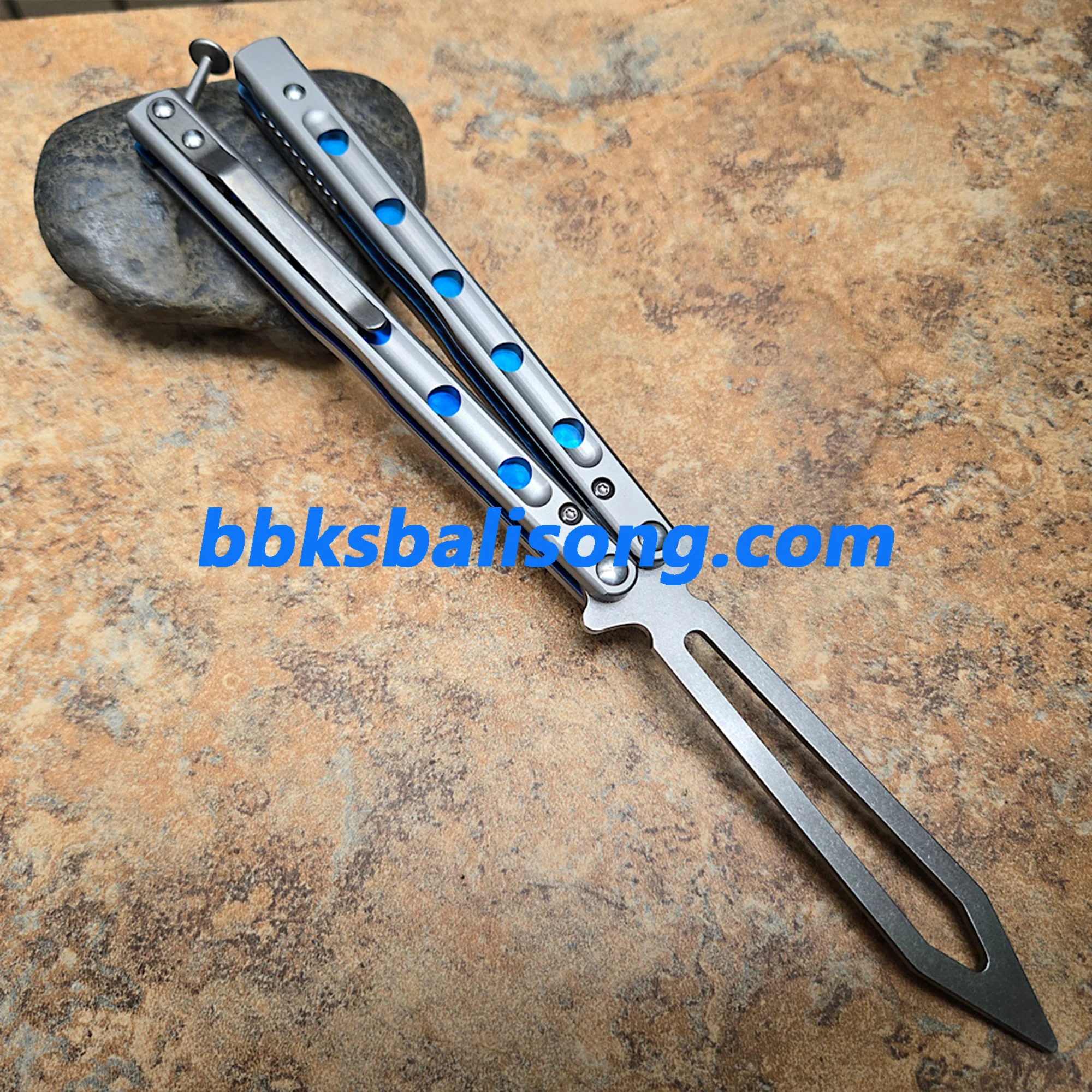New Theone Titanium BM51 V6 Balisong Clone - Image 7