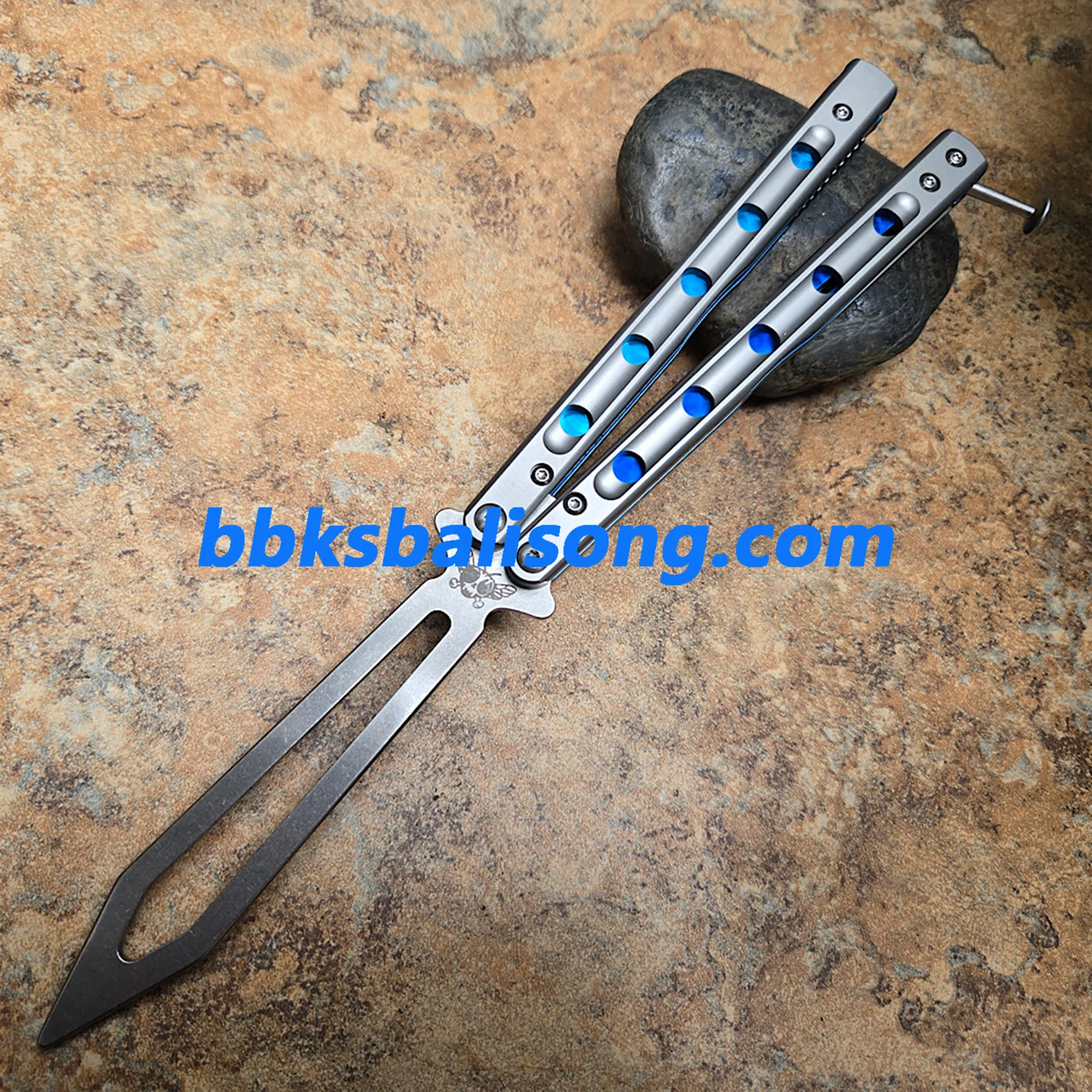 New Theone Titanium BM51 V6 Balisong Clone - Image 8