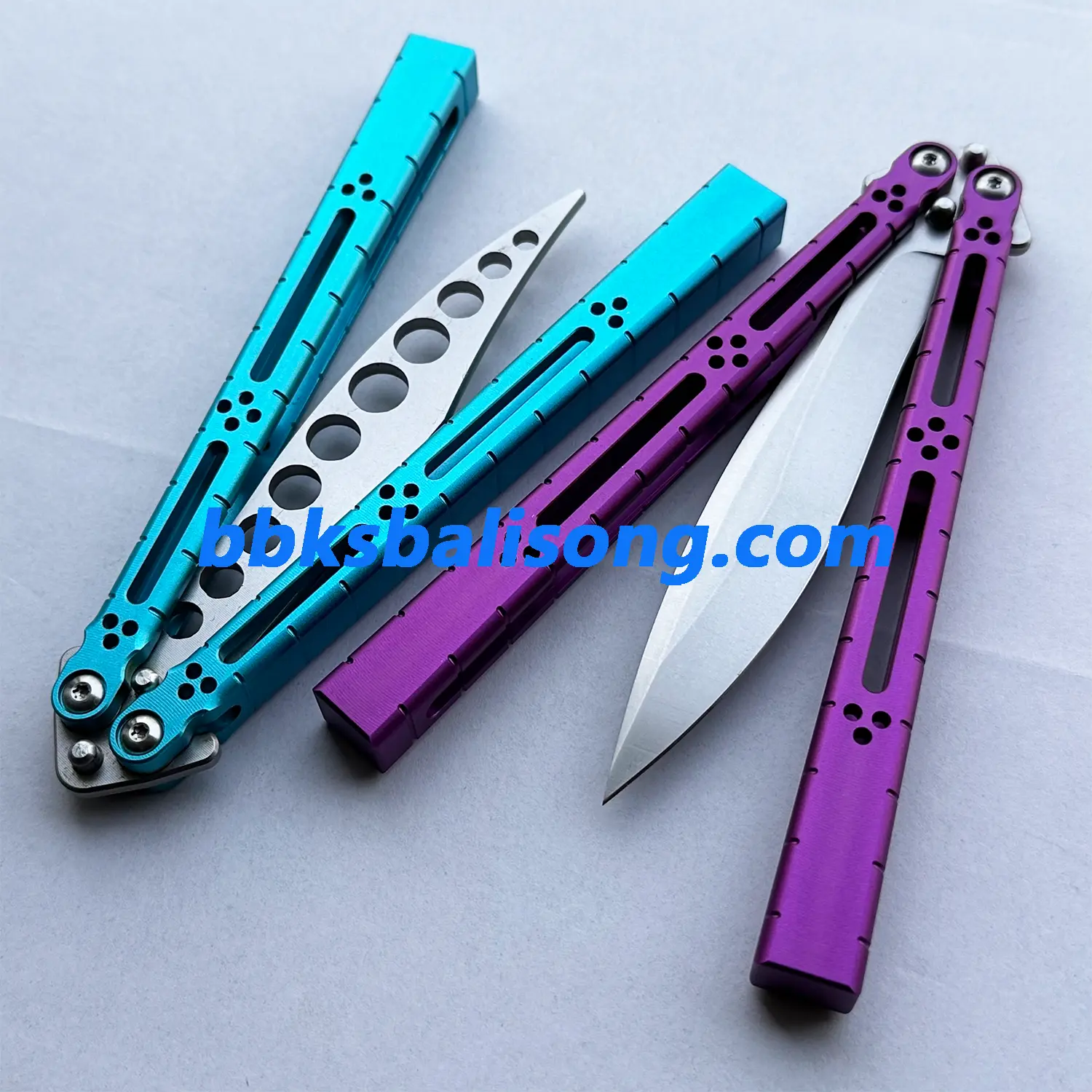 Theone Aluminum HOM Basilisk Balisong Clone - Image 4