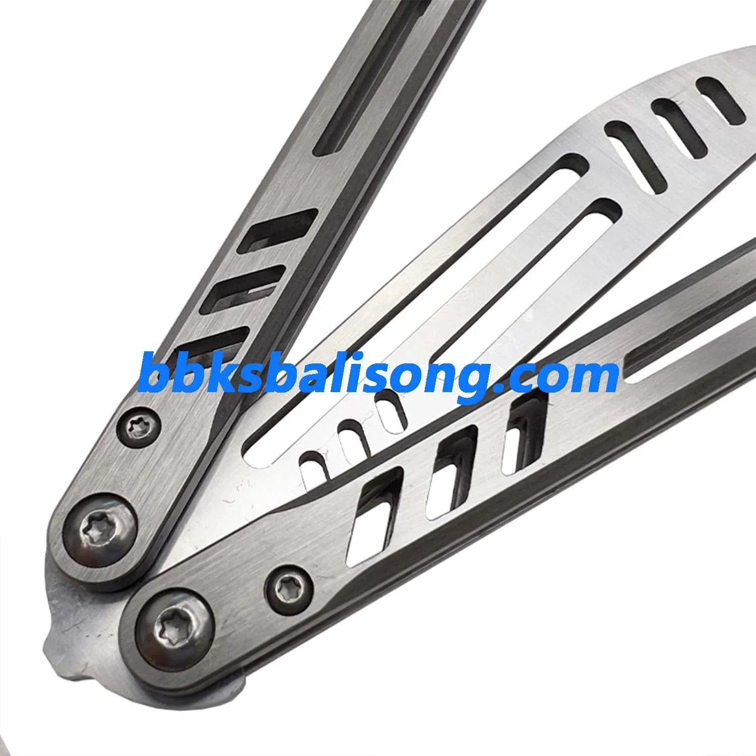 Theone Barebones Balisong Clone Stainless Steel Handle - Image 4