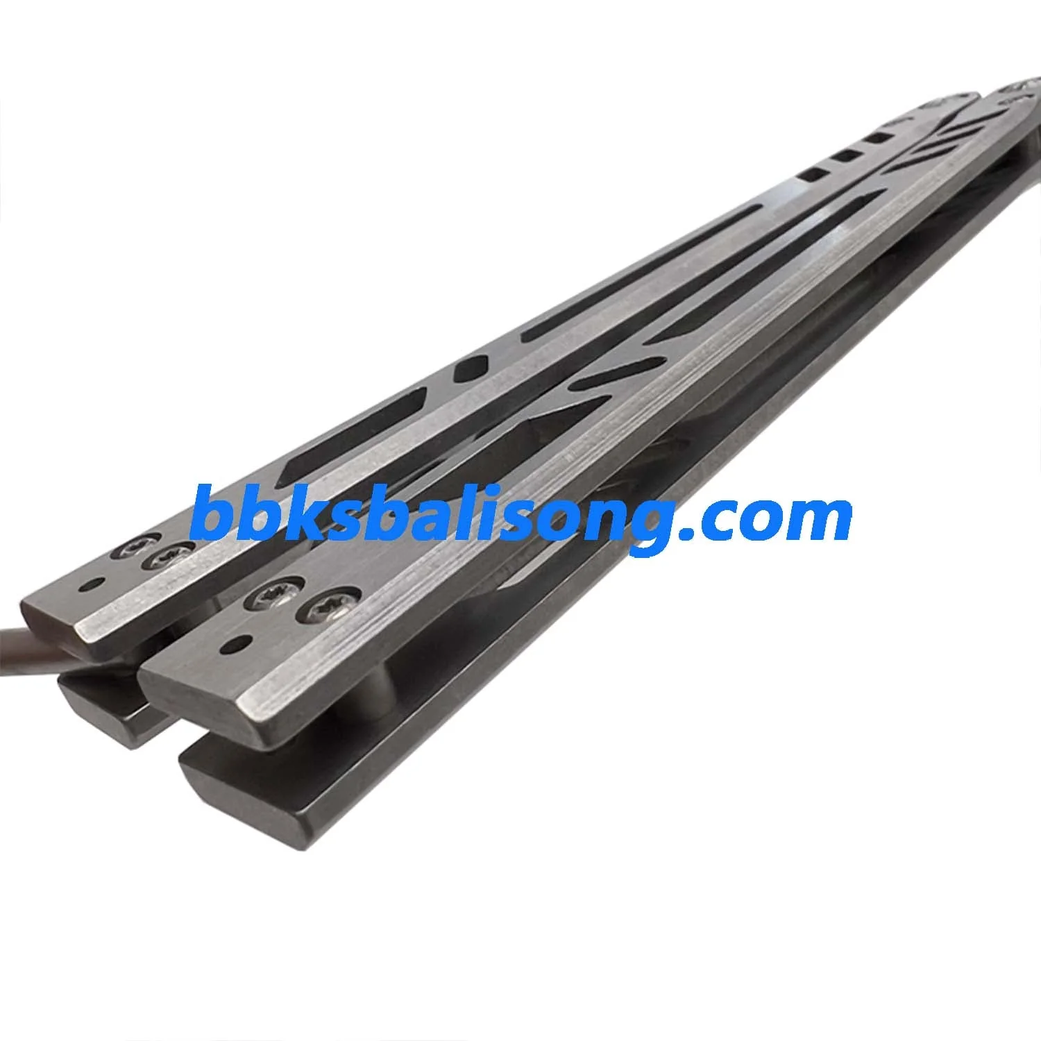 Theone Barebones Balisong Clone Stainless Steel Handle - Image 8
