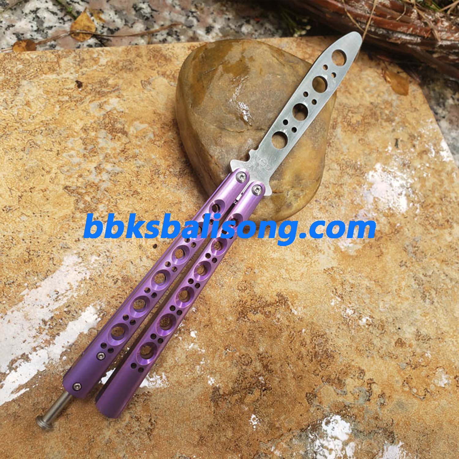 Theone Benchmade BM40 Balisong Clone Titanium Handle - Image 18