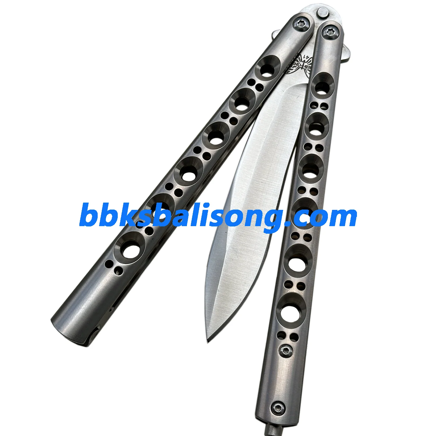 Theone Benchmade BM42 Balisong Clone Titanium Handle - Image 10