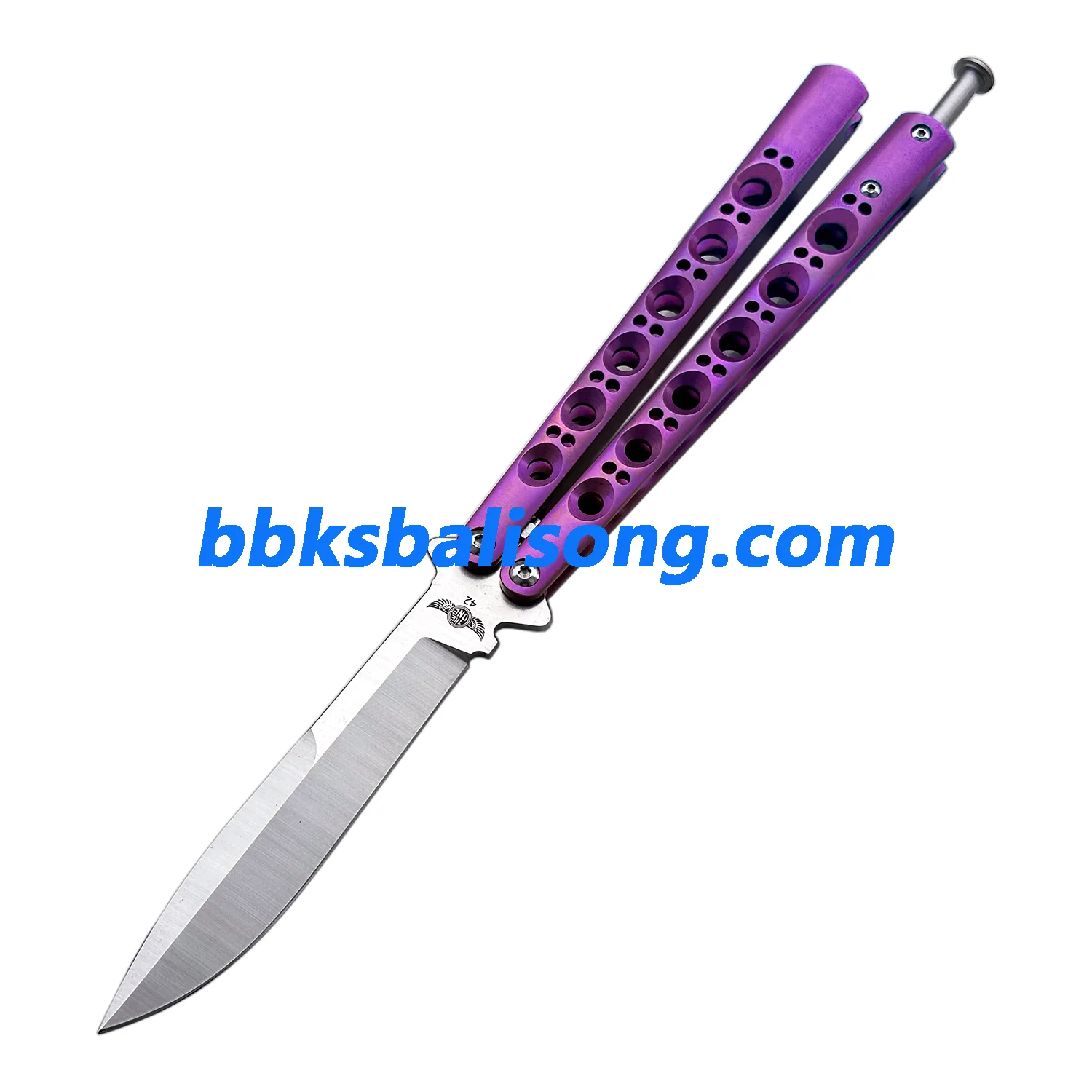 Theone Benchmade BM42 Balisong Clone Titanium Handle - Image 12