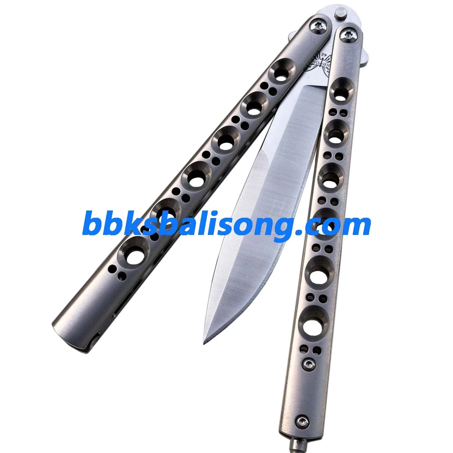 Theone Benchmade BM42 Balisong Clone Titanium Handle - Image 5