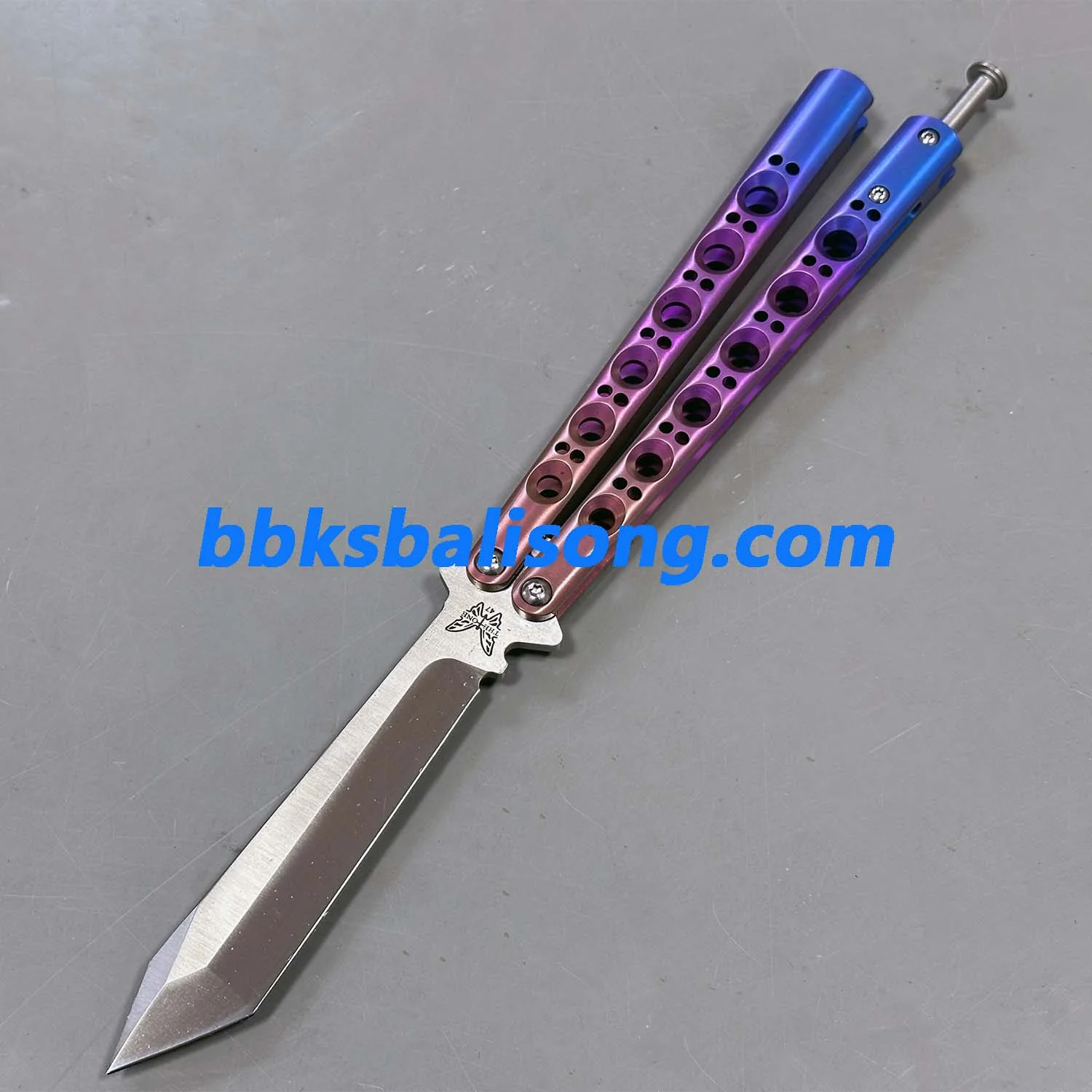 Theone Benchmade BM46 BM47 Balisong Clone Titanium Handle - Image 2