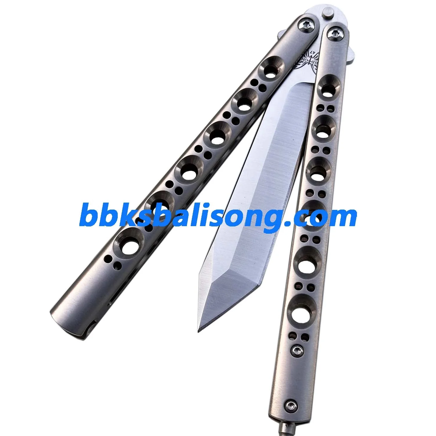 Theone Benchmade BM46 BM47 Balisong Clone Titanium Handle - Image 4