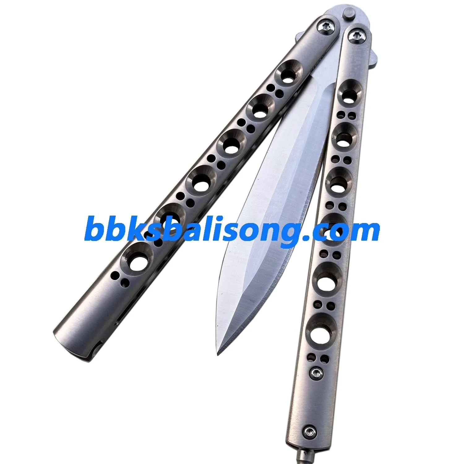 Theone Benchmade BM46 BM47 Balisong Clone Titanium Handle - Image 7