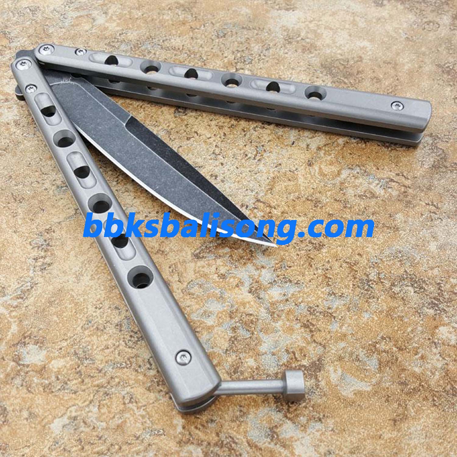 Theone Benchmade BM62 Balisong Clone Titanium Handle - Image 18