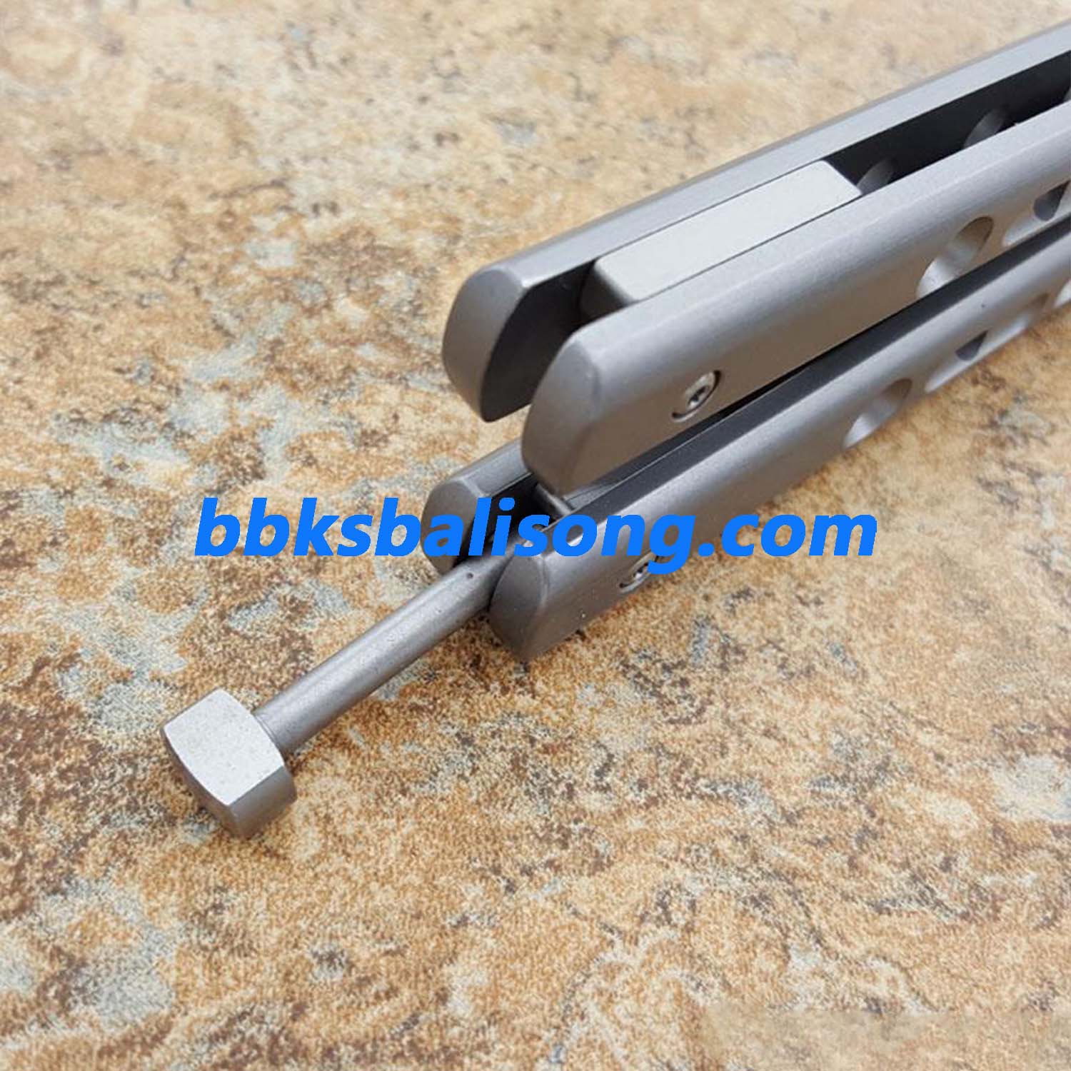 Theone Benchmade BM62 Balisong Clone Titanium Handle - Image 19
