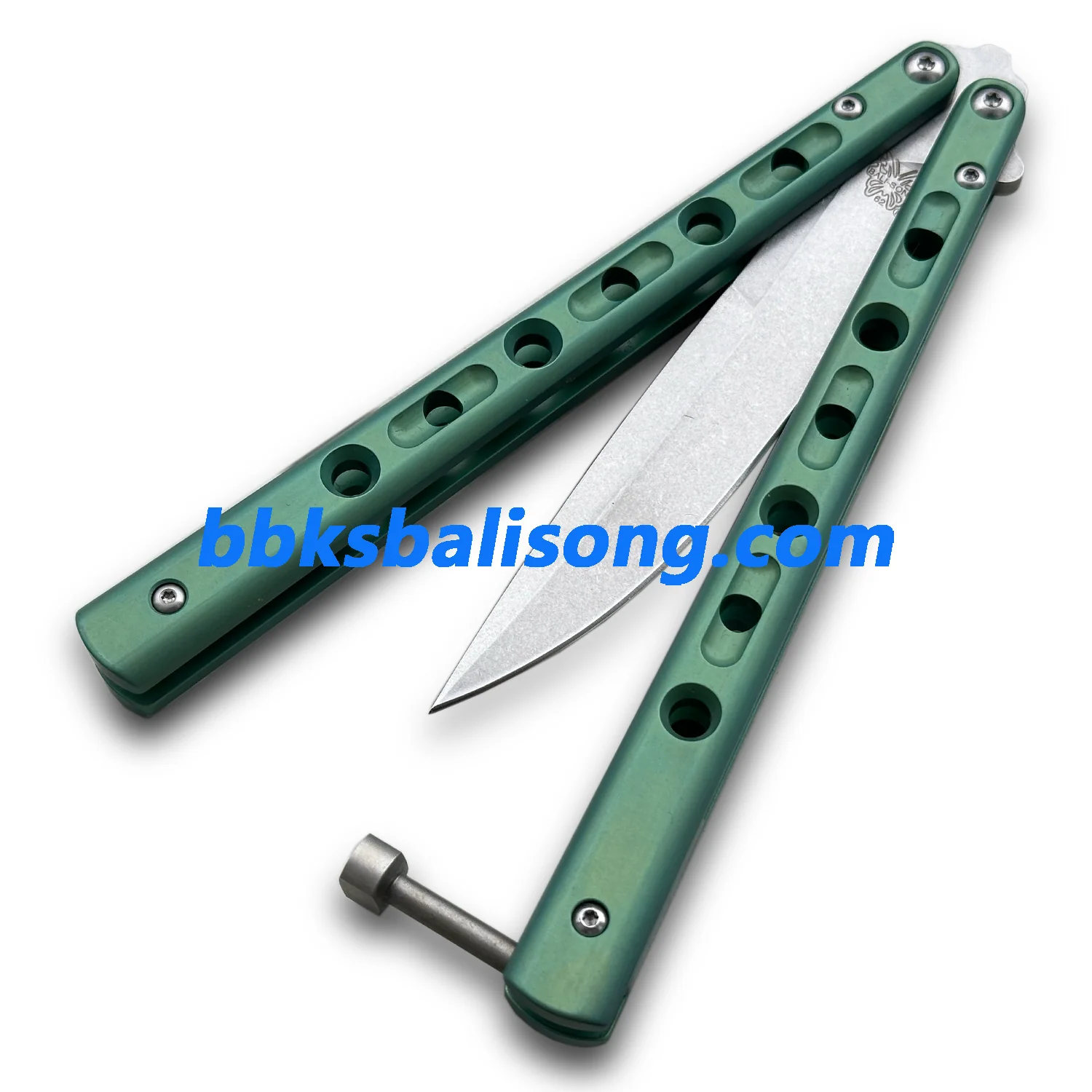 Theone Benchmade BM62 Balisong Clone Titanium Handle - Image 2