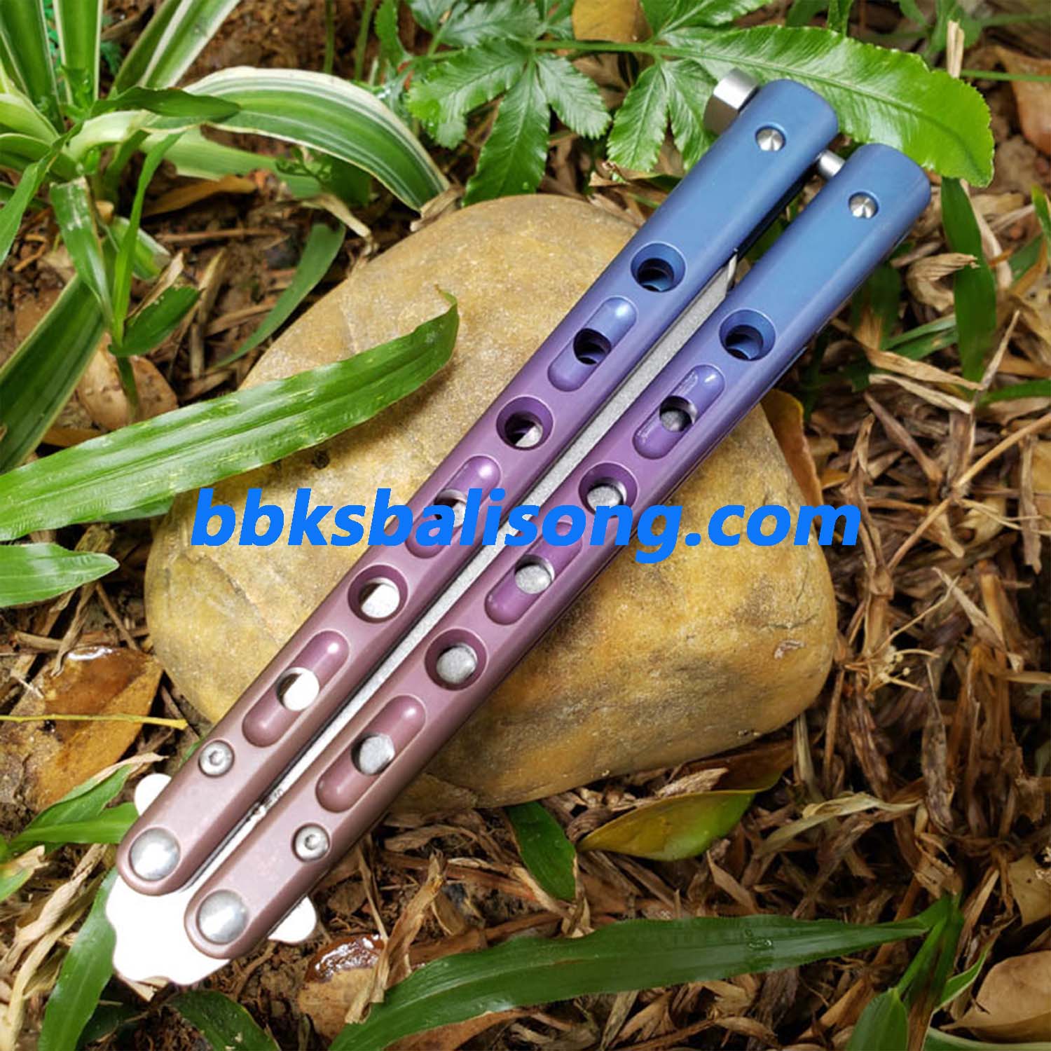 Theone Benchmade BM62 Balisong Clone Titanium Handle - Image 21